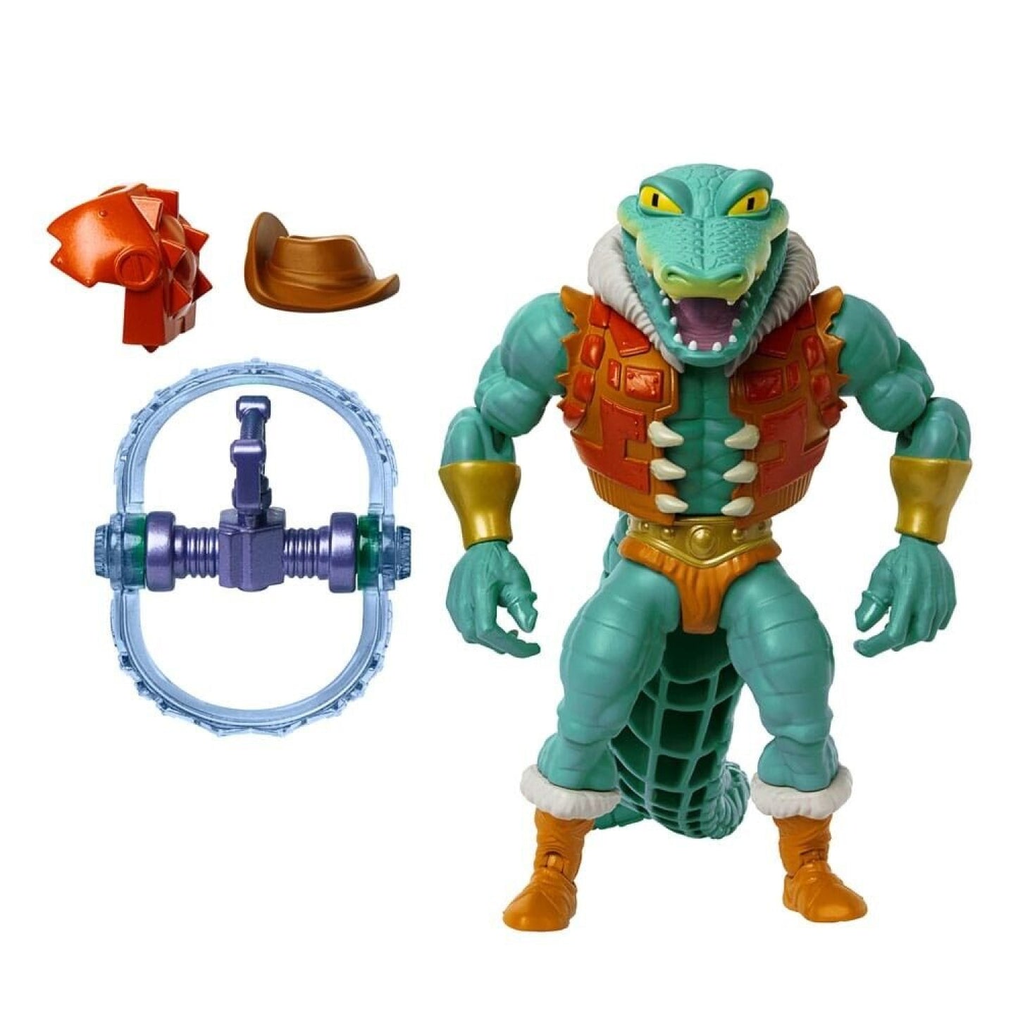 Masters of the Universe x Turtles of Grayskull Leatherhead Deluxe Action Figure - Toys & Games:Action Figures & Accessories:Action Figures
