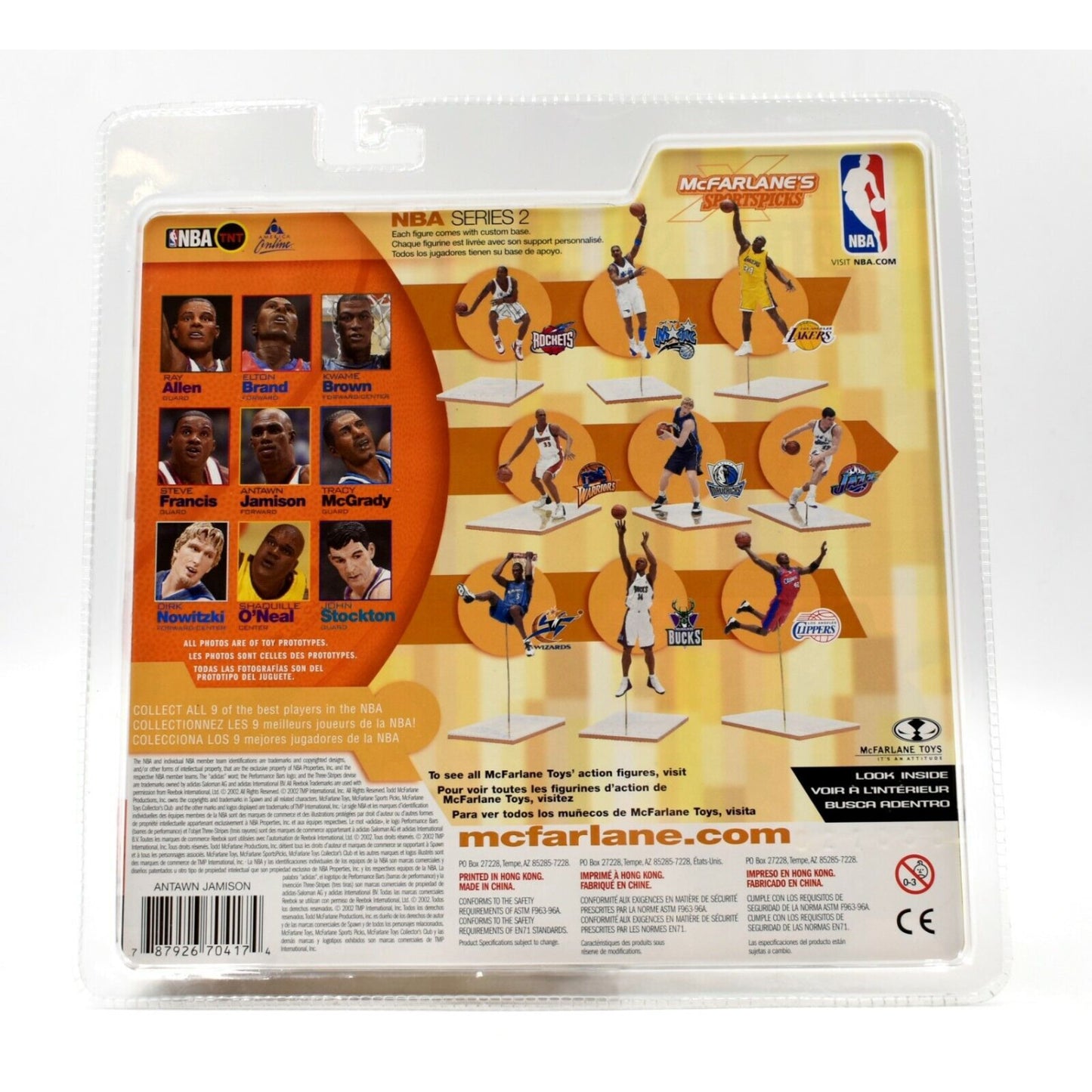 McFarlane Sports Picks NBA Series 2 - Antawn Jamison Action Figure - Toys & Games:Action Figures & Accessories:Action Figures