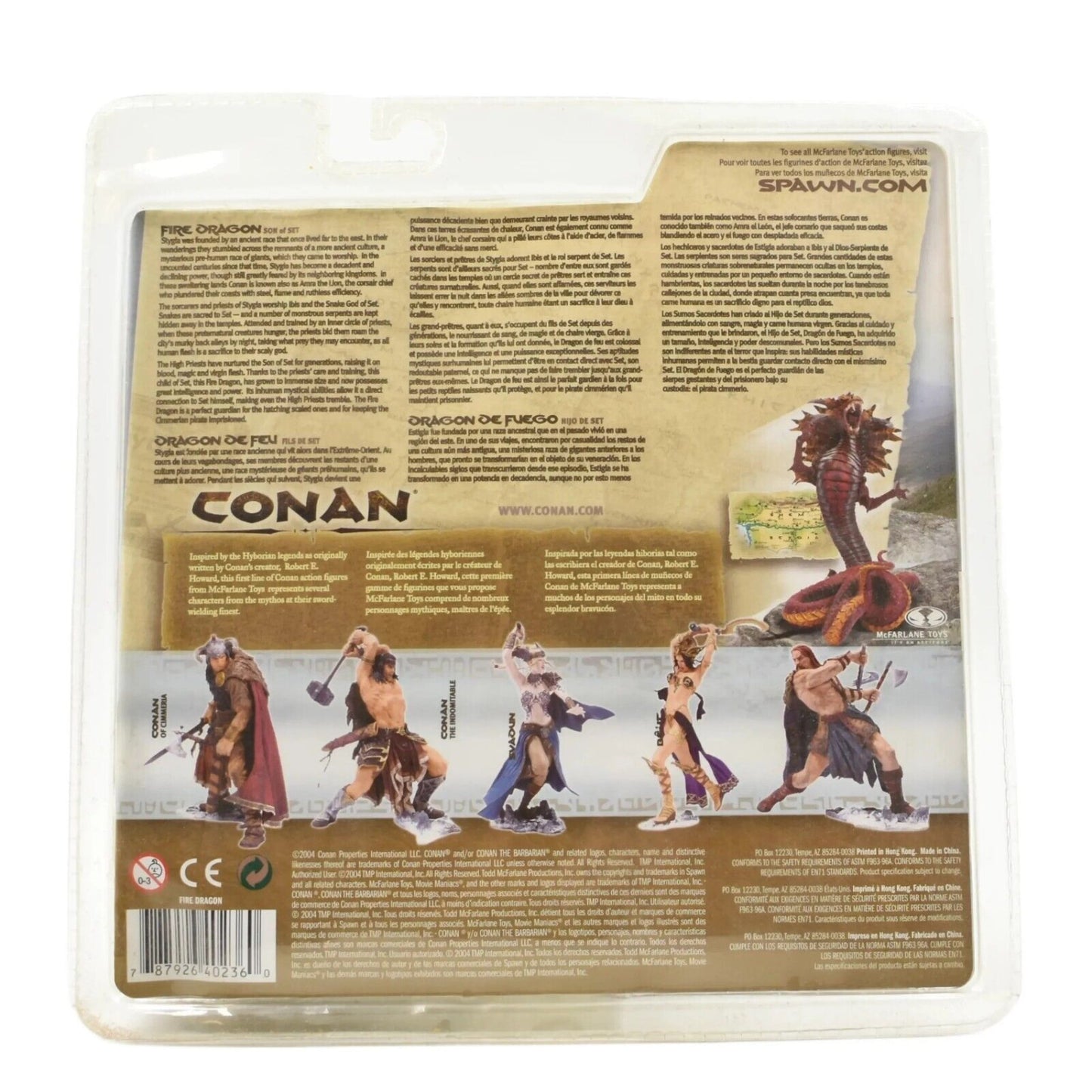 McFarlane Toys - Conan Series One - Fire Dragon Son of Set Action Figure - Toys & Games:Action Figures & Accessories:Action Figures