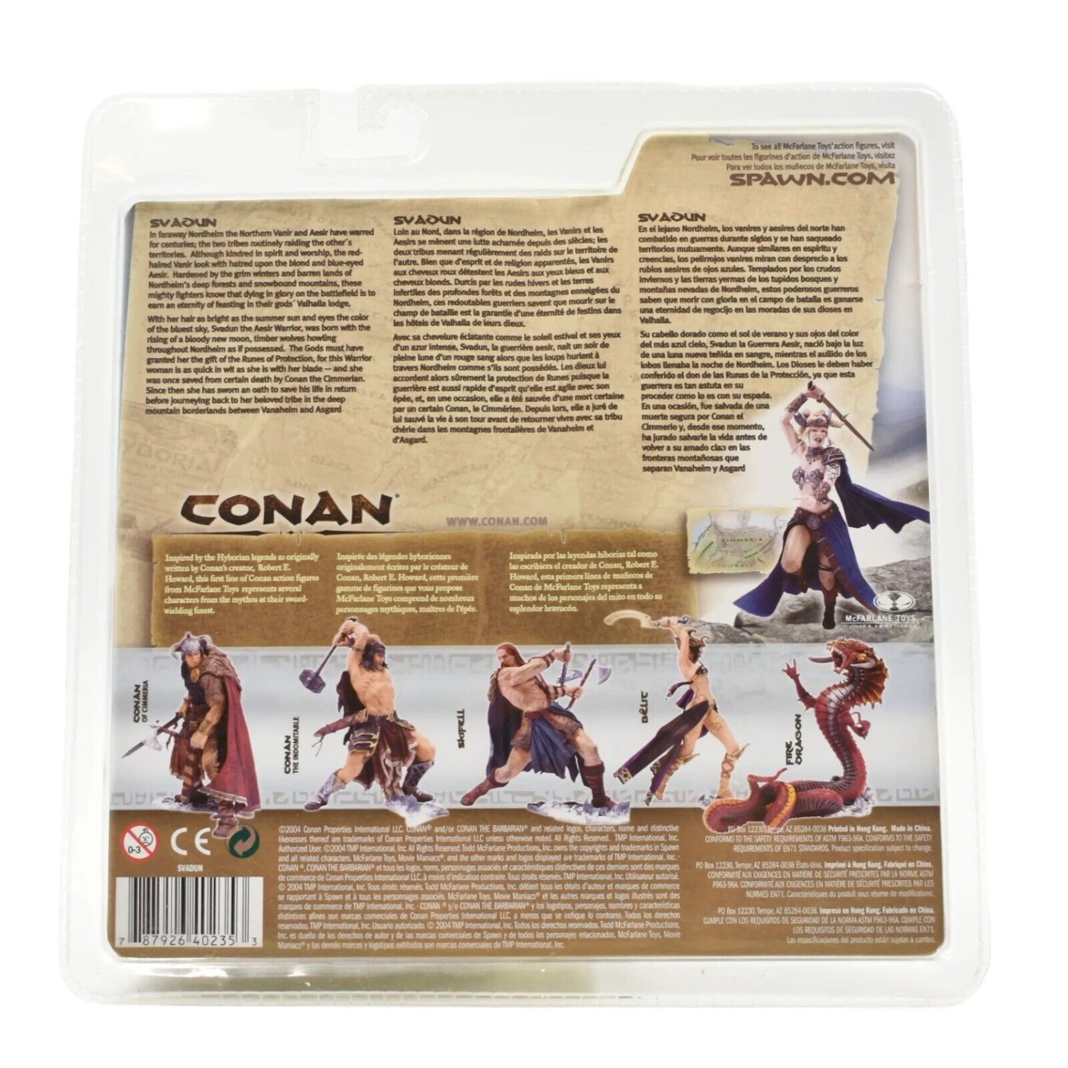 McFarlane Toys - Conan Series One - Svadun The Aesir Warrior Action Figure - Toys & Games:Action Figures & Accessories:Action Figures
