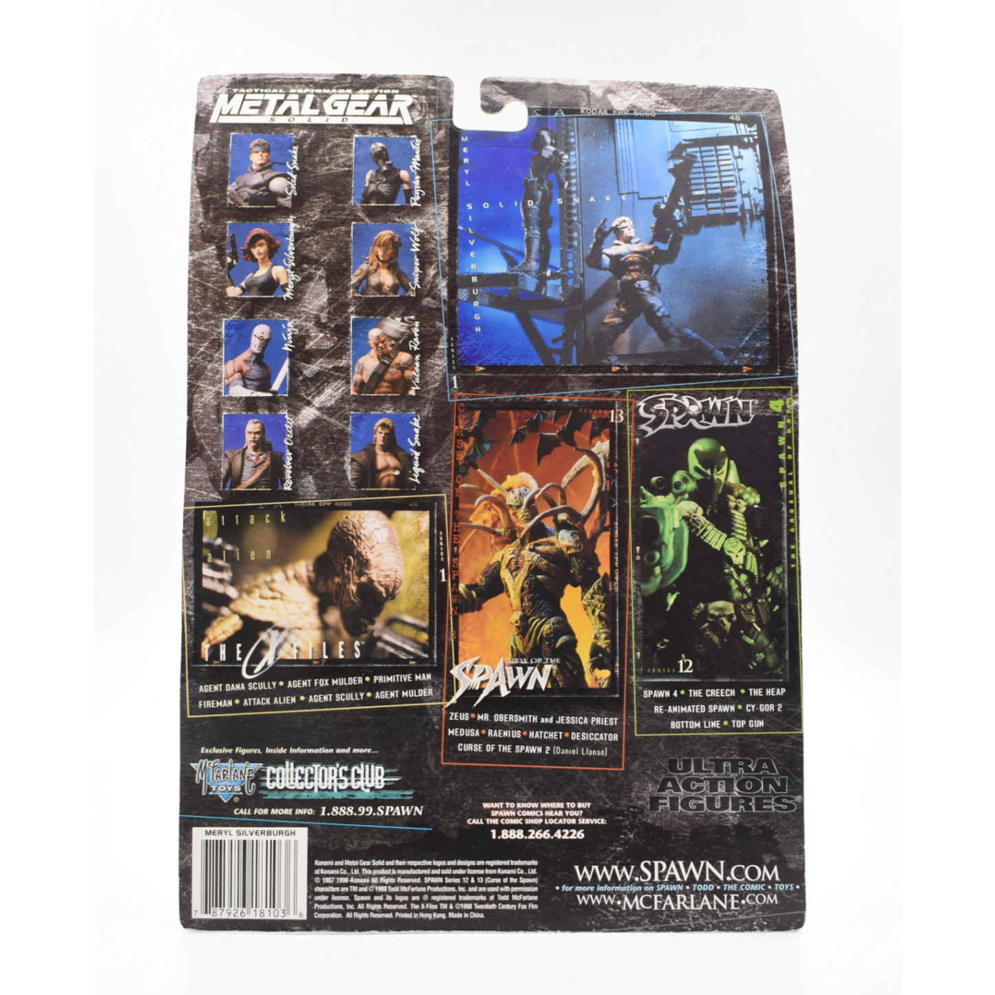 McFarlane Toys - Metal Gear Solid - Meryl Silverburgh Action Figure - Toys & Games:Action Figures & Accessories:Action Figures