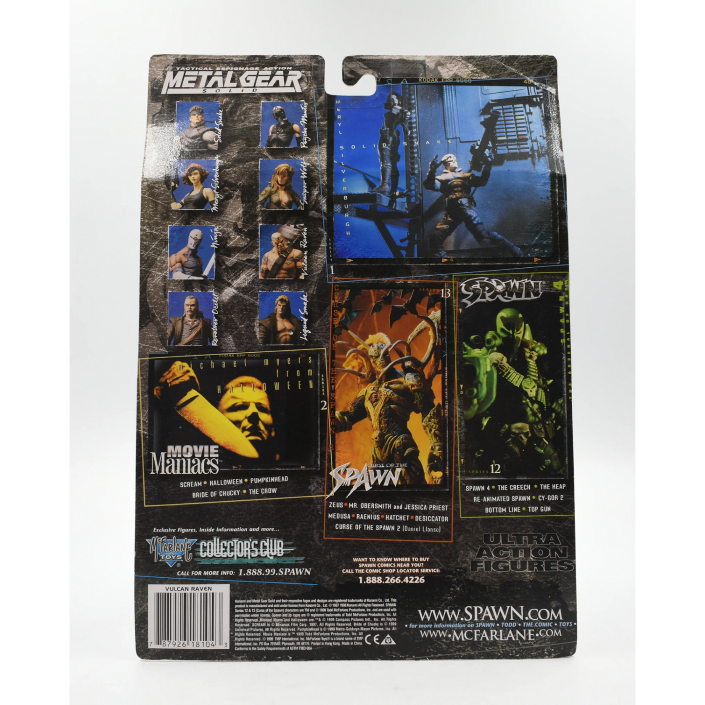 McFarlane Toys - Metal Gear Solid - Vulcan Raven Action Figure - Toys & Games:Action Figures & Accessories:Action Figures