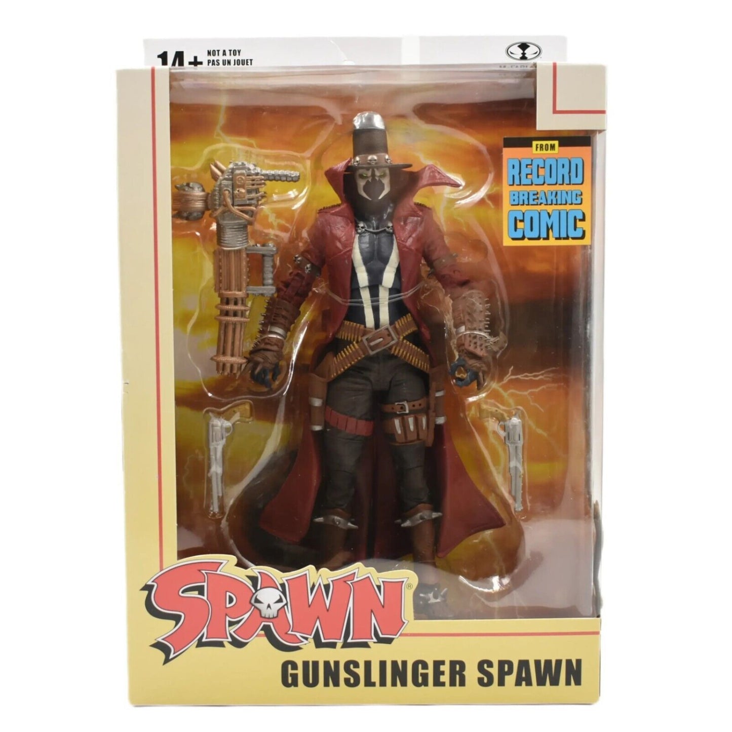McFarlane Toys - Spawn - Gunslinger Spawn with Gatling Gun Action Figure - Toys & Games:Action Figures & Accessories:Action Figures