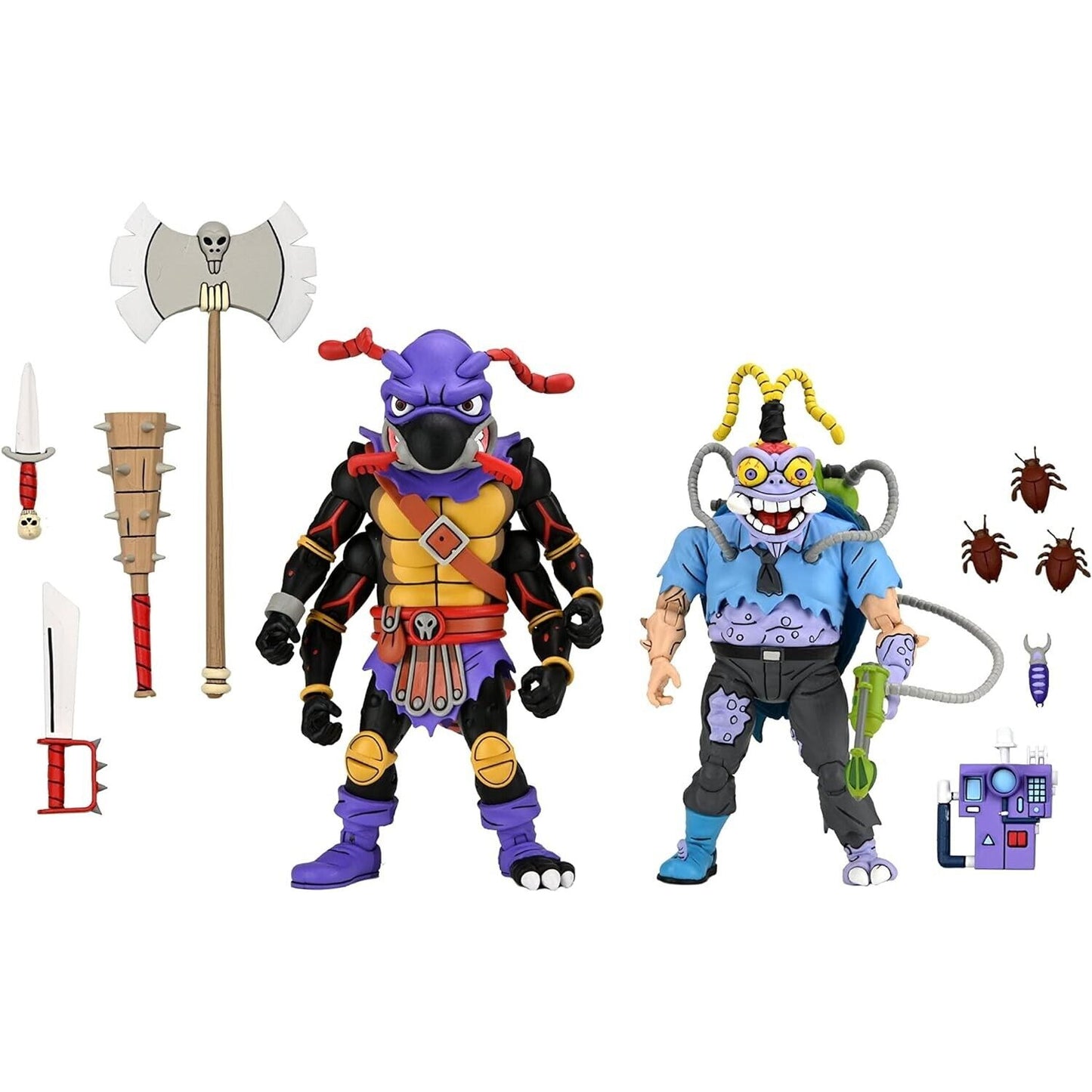 Teenage Mutant Ninja Turtles Cartoon Series - Antrax & Scumbug Figure 2-Pack - Toys & Games:Action Figures & Accessories:Action Figures