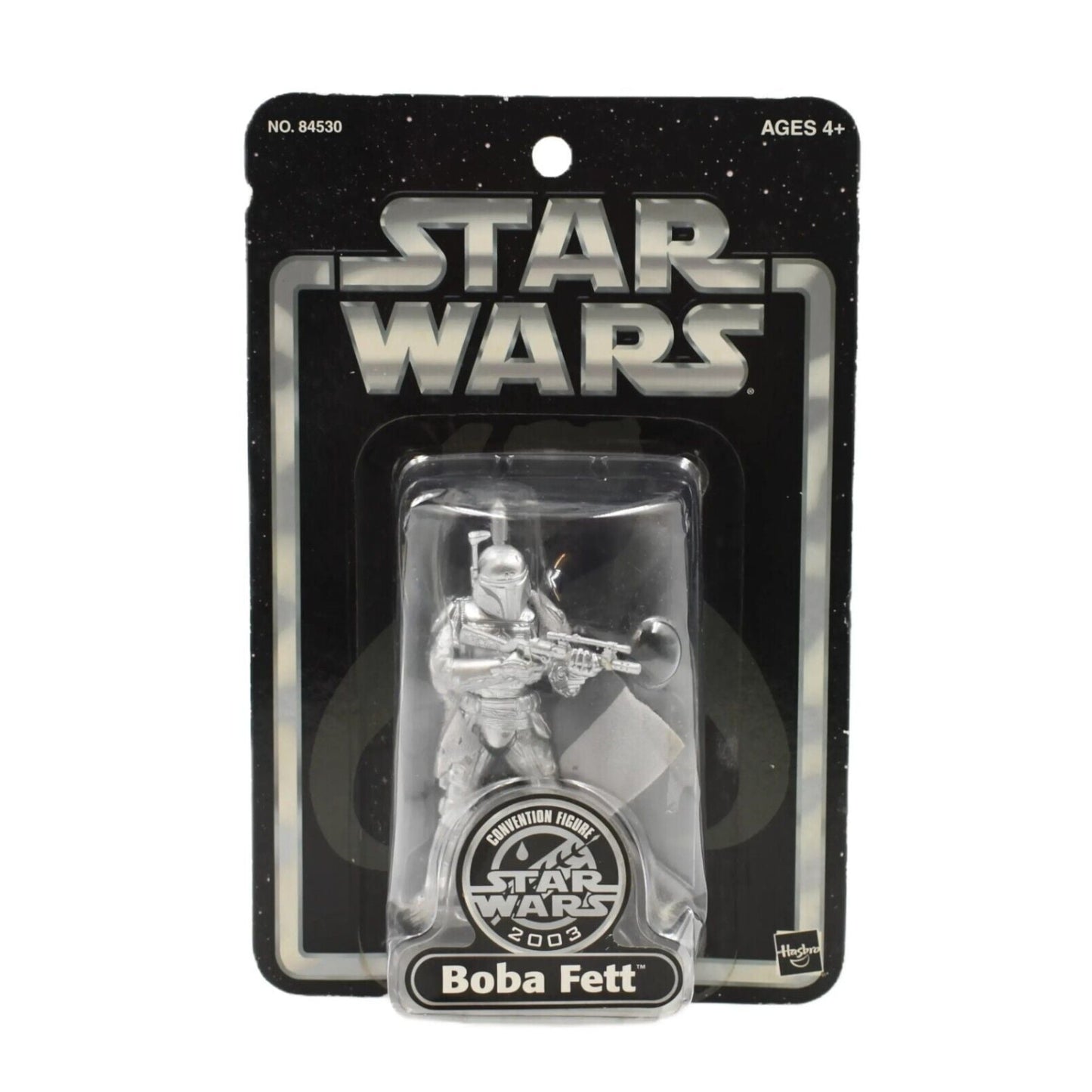 Star Wars 2003 Convention - Silver Boba Fett Exclusive Action Figure - Toys & Games:Action Figures & Accessories:Action Figures