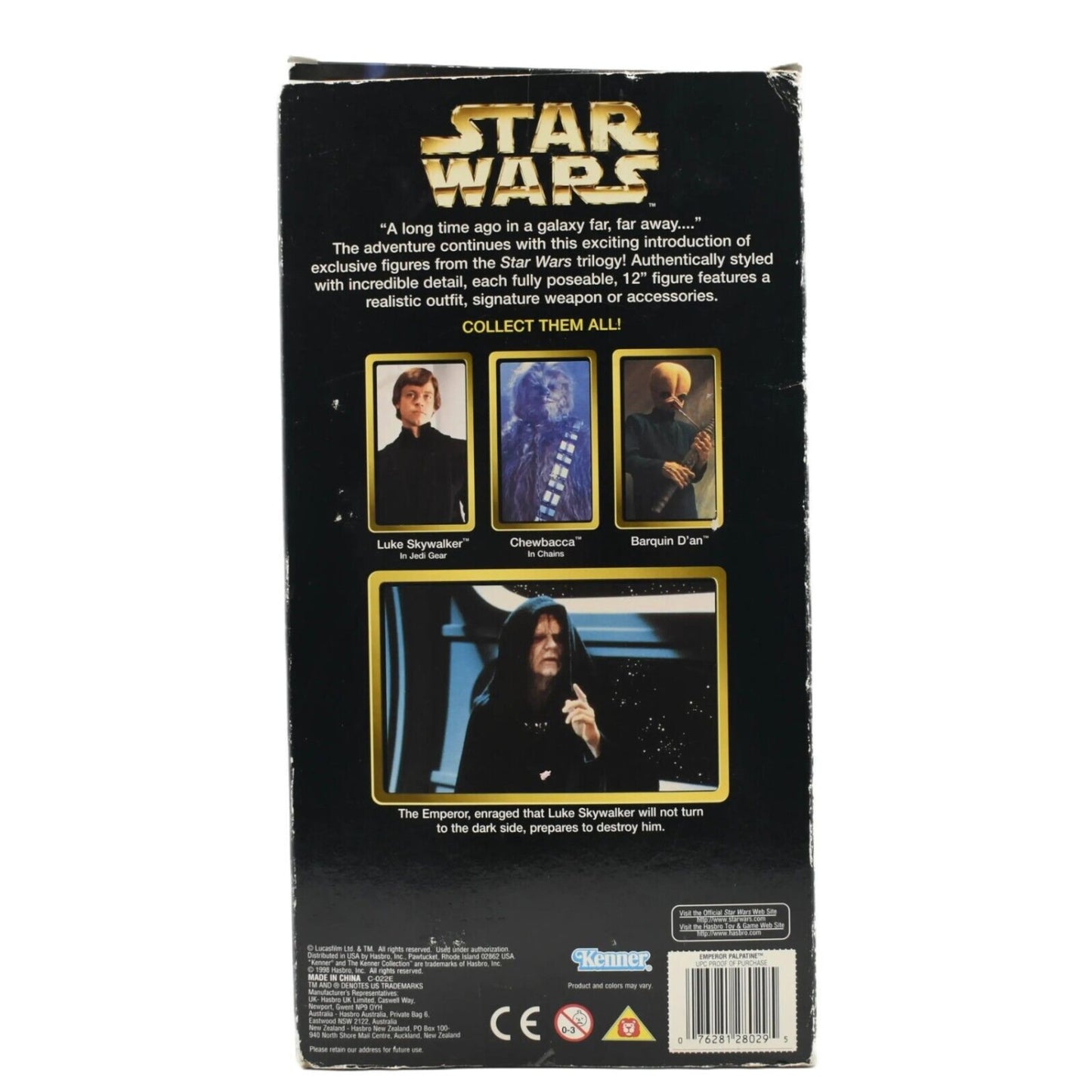 Star Wars Action Collection - Emperor Palpatine 12’’ Scale Action Figure - Toys & Games:Action Figures & Accessories:Action Figures