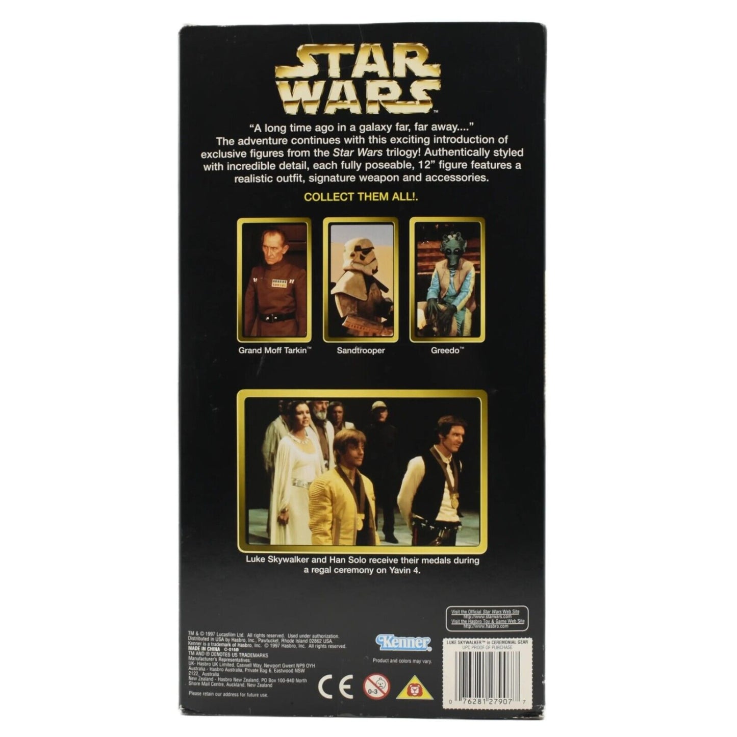 Star Wars Action Collection - Luke Skywalker in Ceremonial Gear 12’’ Scale Action Figure - Toys & Games:Action Figures &
