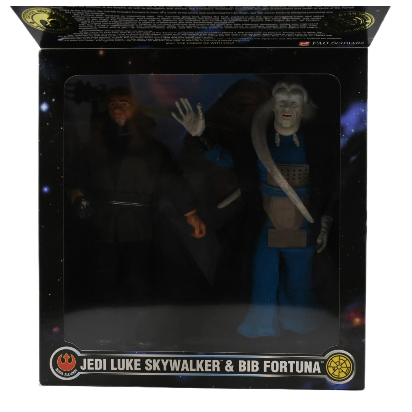 Star Wars Collector Series - Jedi Luke Skywalker Bib Fortuna 12’’ Action Figure Set - Toys & Games:Action Figures & Accessories:Action