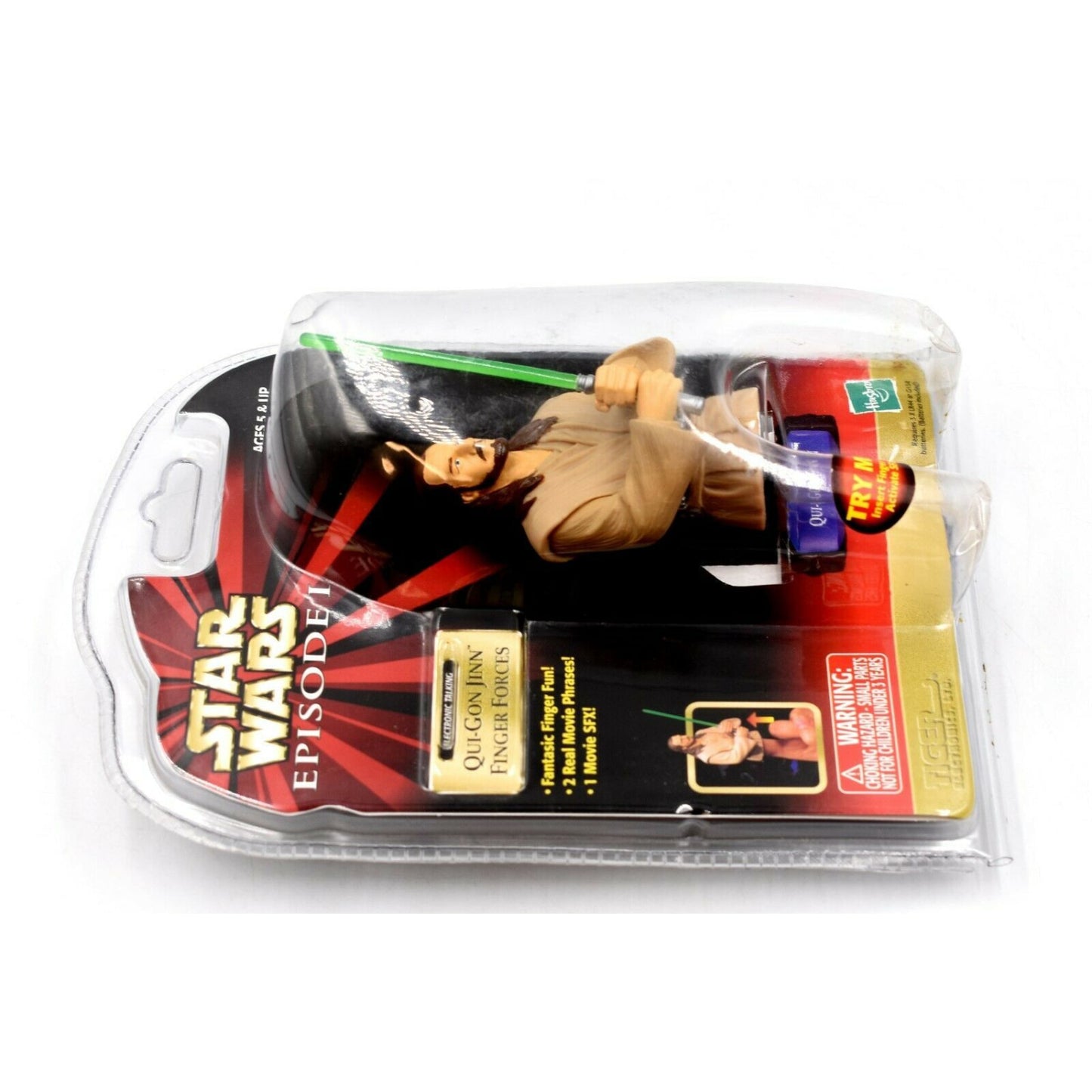 Star Wars Episode 1 - Electronic Talking Qui-Gon Jinn Finger Forces