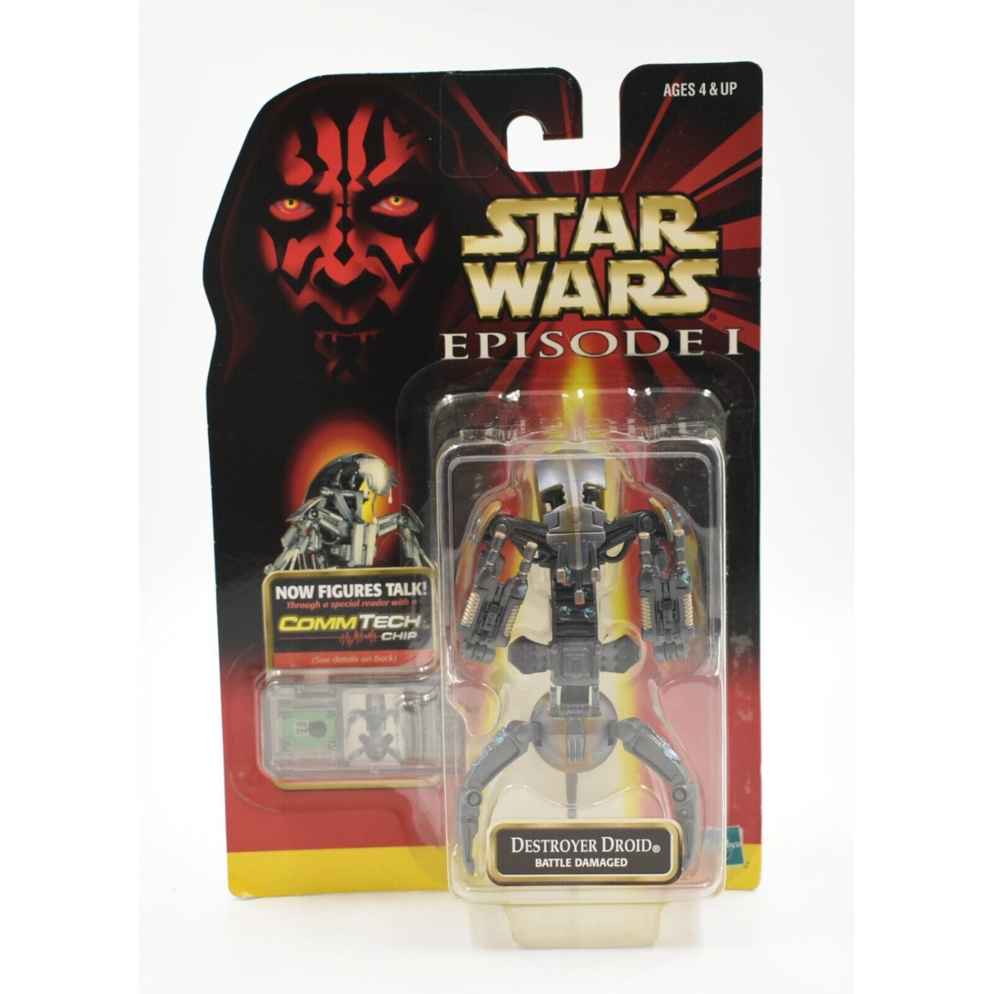 Star Wars Episode 1 The Phantom Menace - Destroyer Droid (Battle Damaged) Figure - Toys & Games:Action Figures & Accessories:Action Figures