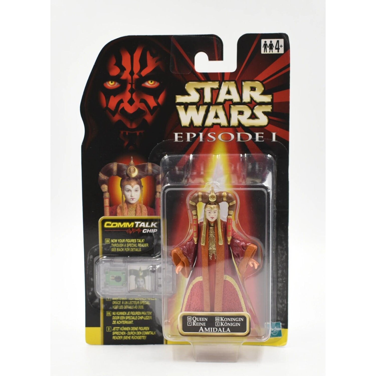 Star Wars Episode 1 The Phantom Menace - Queen Amidala (Coruscant) Action Figure - Toys & Games:Action Figures & Accessories:Action Figures