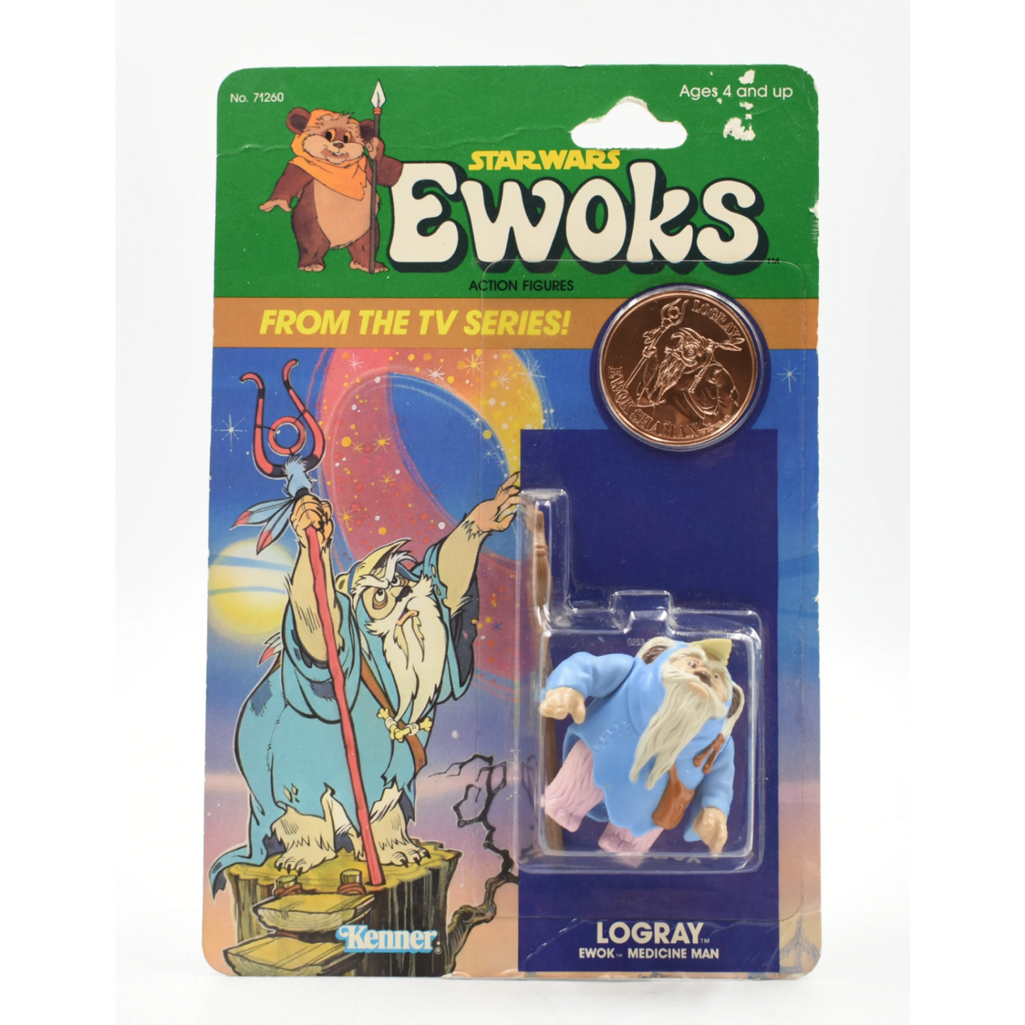 Star Wars Ewok The TV Series - Logray Ewok Medicine Man Action Figure - Toys & Games:Action Figures & Accessories:Action Figures