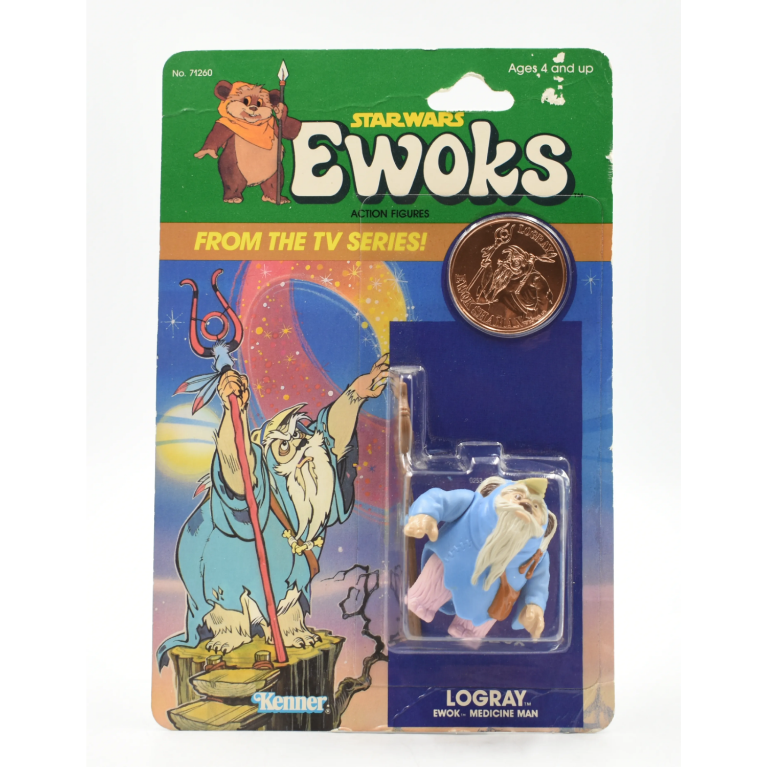 Star Wars Ewok The TV Series - Logray Ewok Medicine Man Action Figure - Toys & Games:Action Figures & Accessories:Action Figures