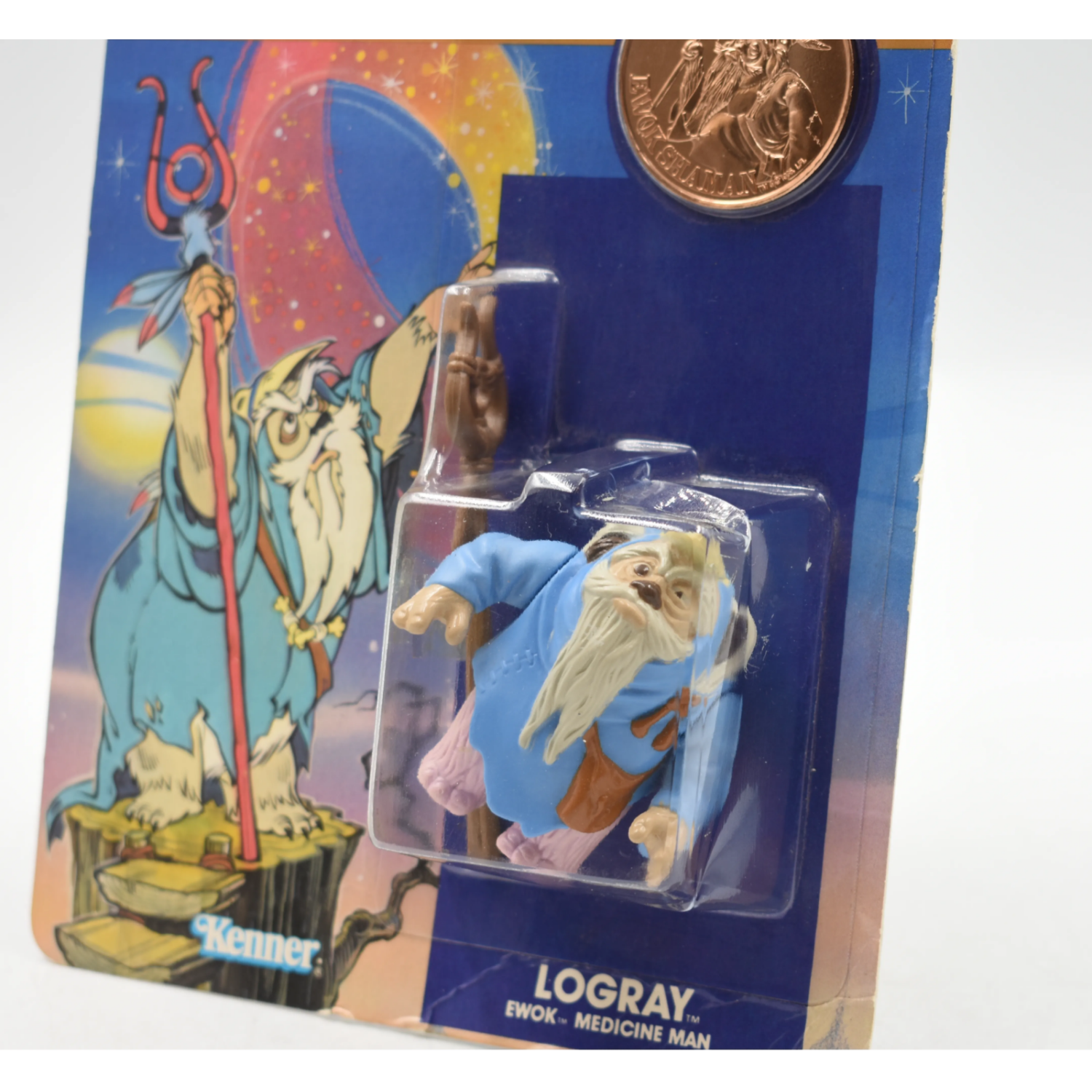 Star Wars Ewok The TV Series - Logray Ewok Medicine Man Action Figure - Toys & Games:Action Figures & Accessories:Action Figures