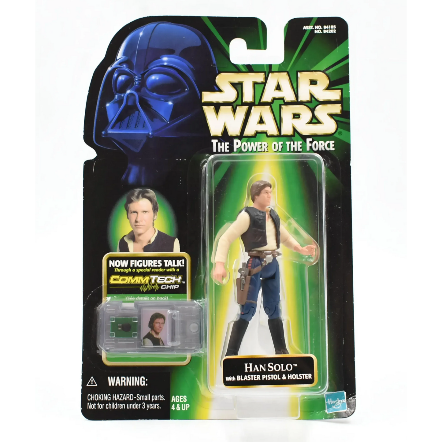 Star Wars Power of The Force CommTech - Han Solo Action Figure - Toys & Games:Action Figures & Accessories:Action Figures