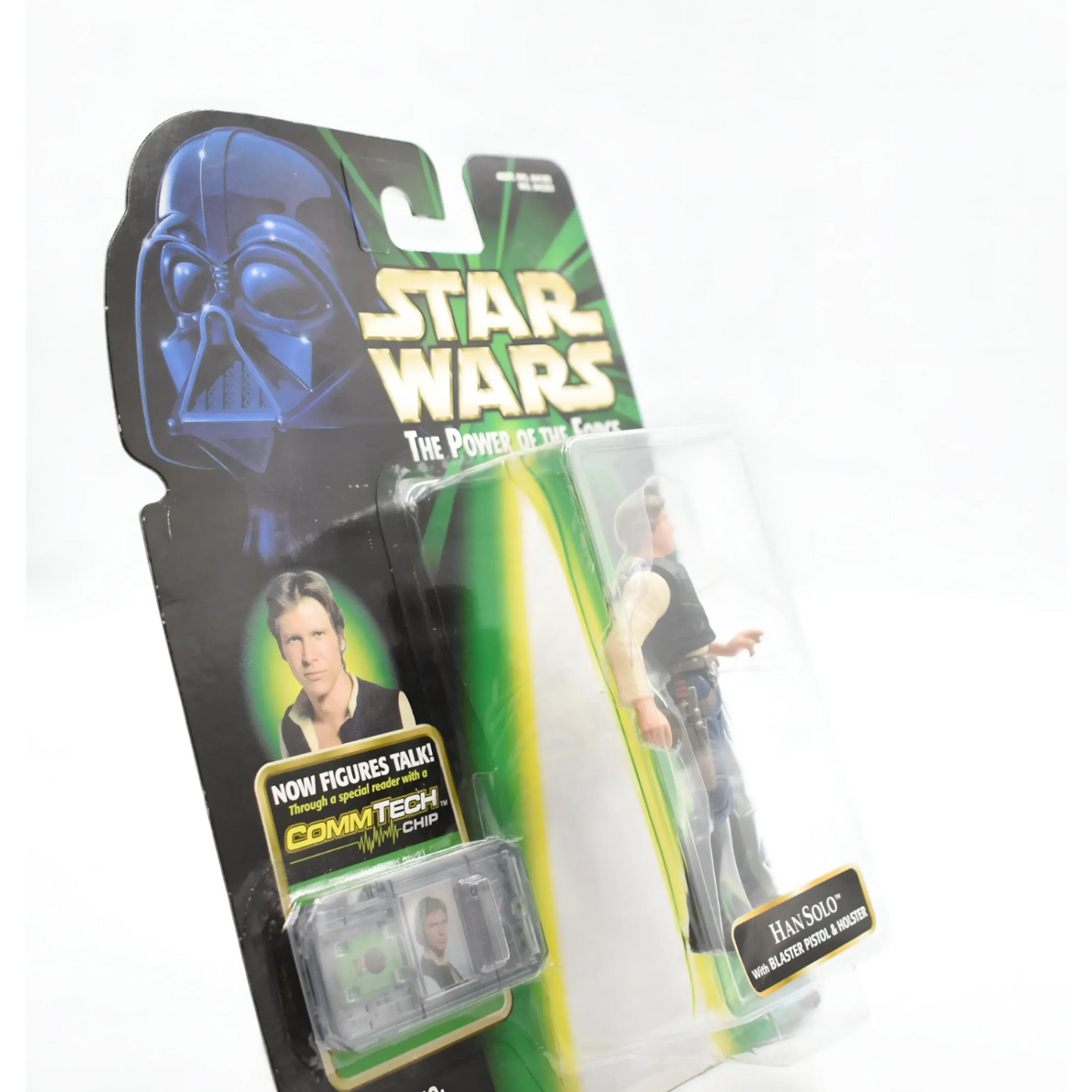 Star Wars Power of The Force CommTech - Han Solo Action Figure - Toys & Games:Action Figures & Accessories:Action Figures