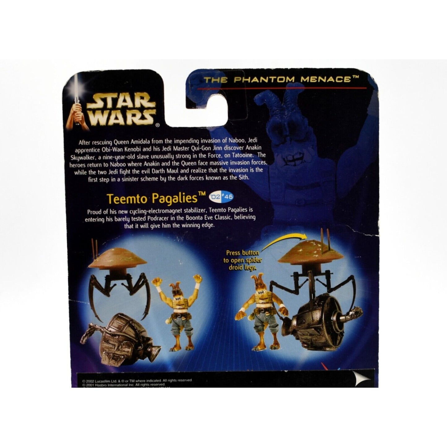 Star Wars Saga The Phantom Menace - Teemto Pagalies (Pod Racer) Action Figure - Toys & Games:Action Figures & Accessories:Action Figures