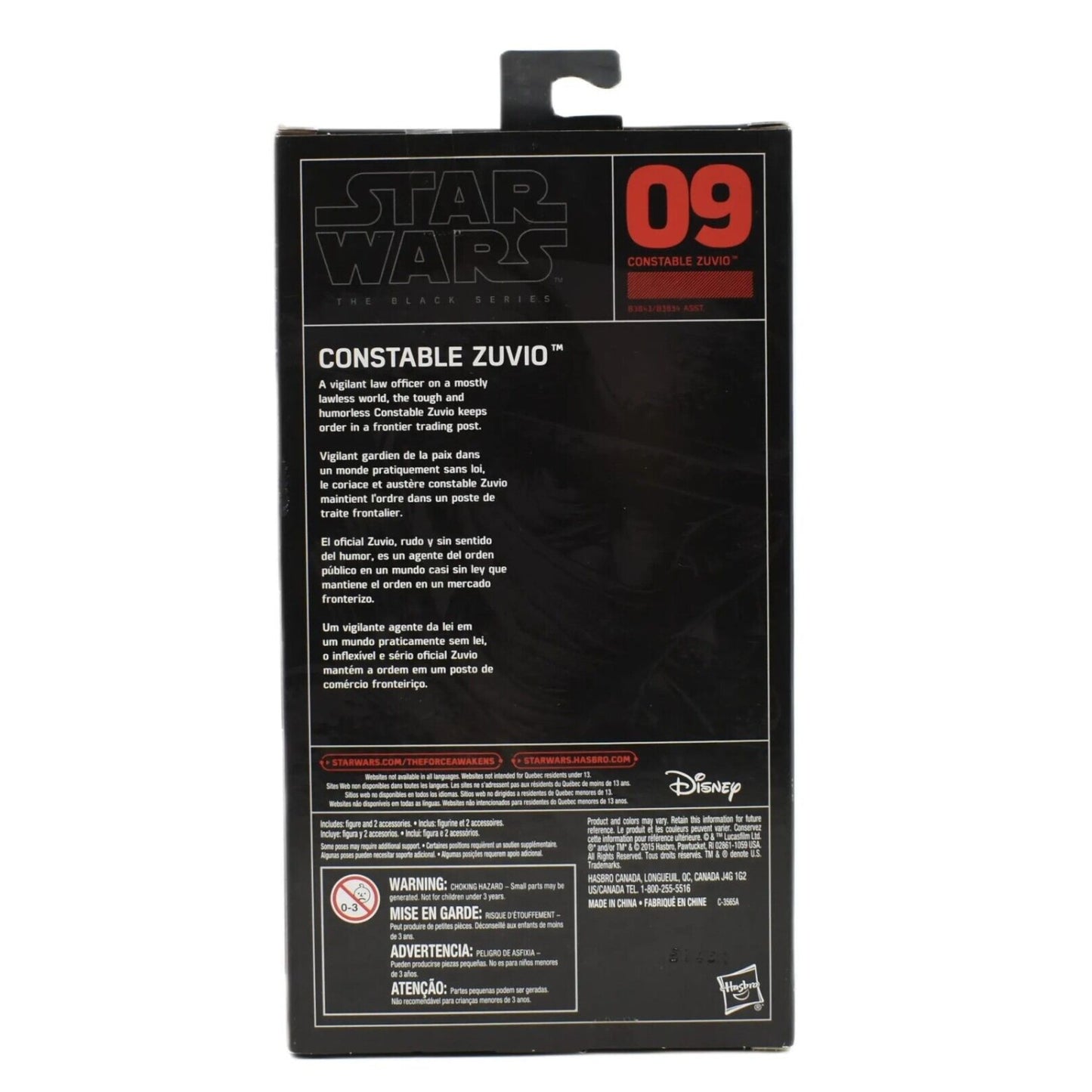 Star Wars The Black Series - Constable Zuvio 6’’ Action Figure - Toys & Games:Action Figures & Accessories:Action Figures