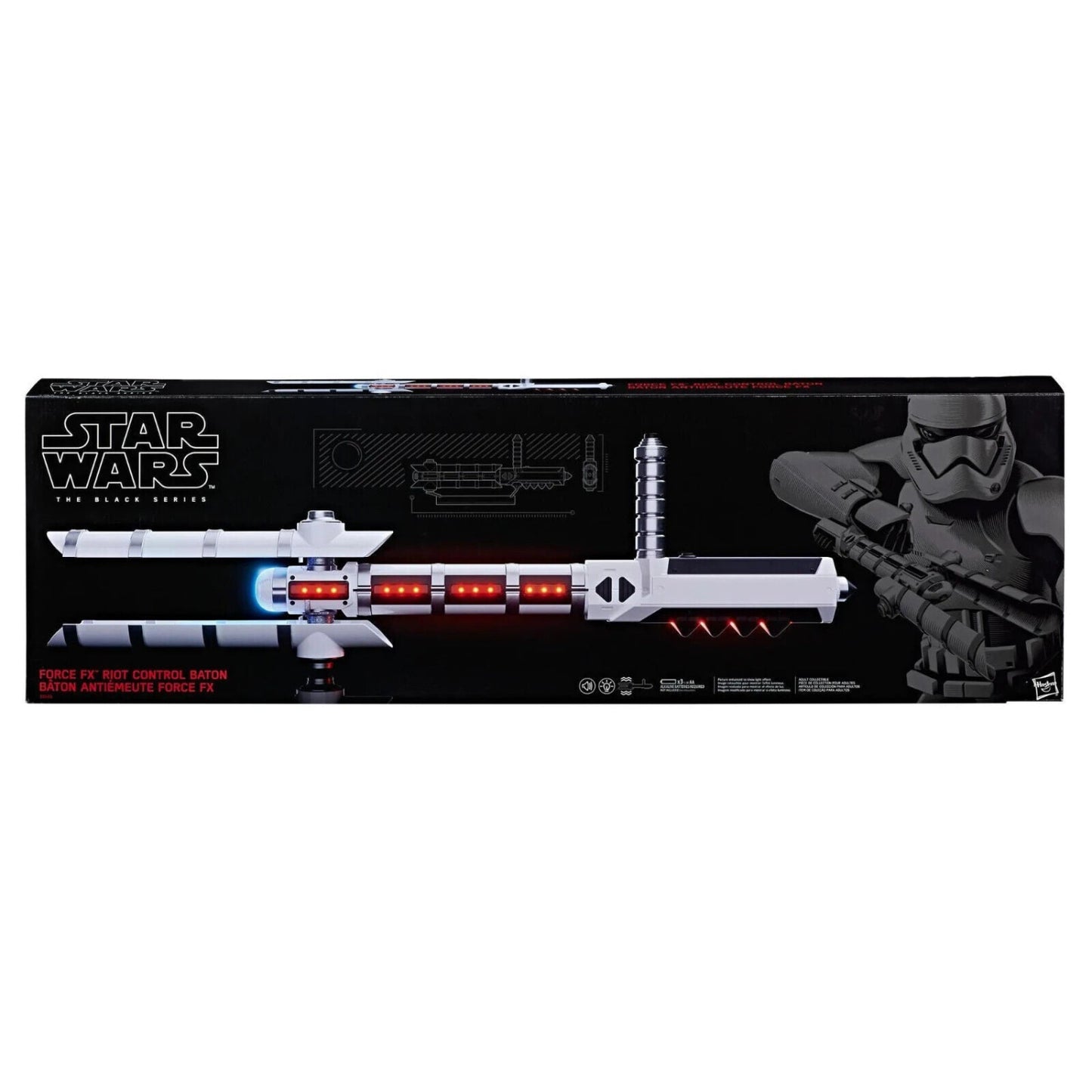 Star Wars The Black Series - Force FX Z6 Riot Control Baton 1:1 Scale Replica - Toys & Games:Action Figures & Accessories:Action Figures