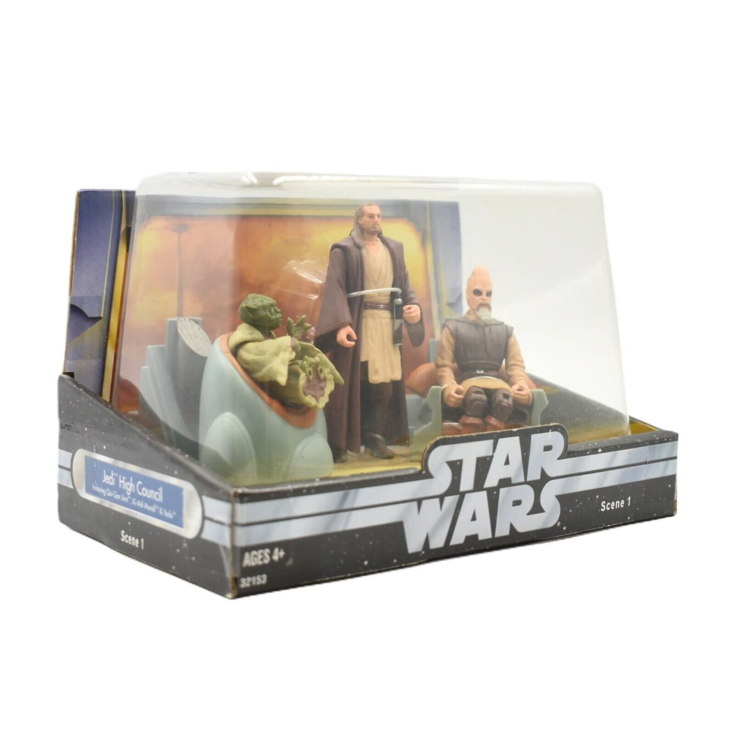 Star Wars The Phantom Menace - Jedi High Council Scene 1 Action Figure Set - Toys & Games:Action Figures & Accessories:Action Figures