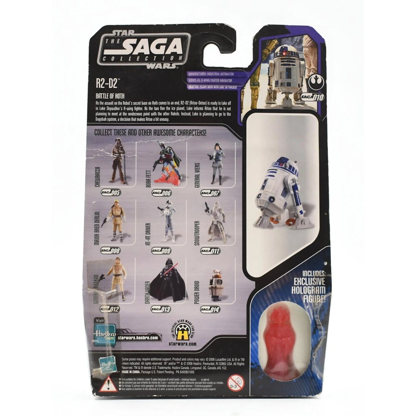 Star Wars The Saga Collection #10 R2-D2 (Battle of Hoth) Action Figure - Toys & Games:Action Figures & Accessories:Action Figures