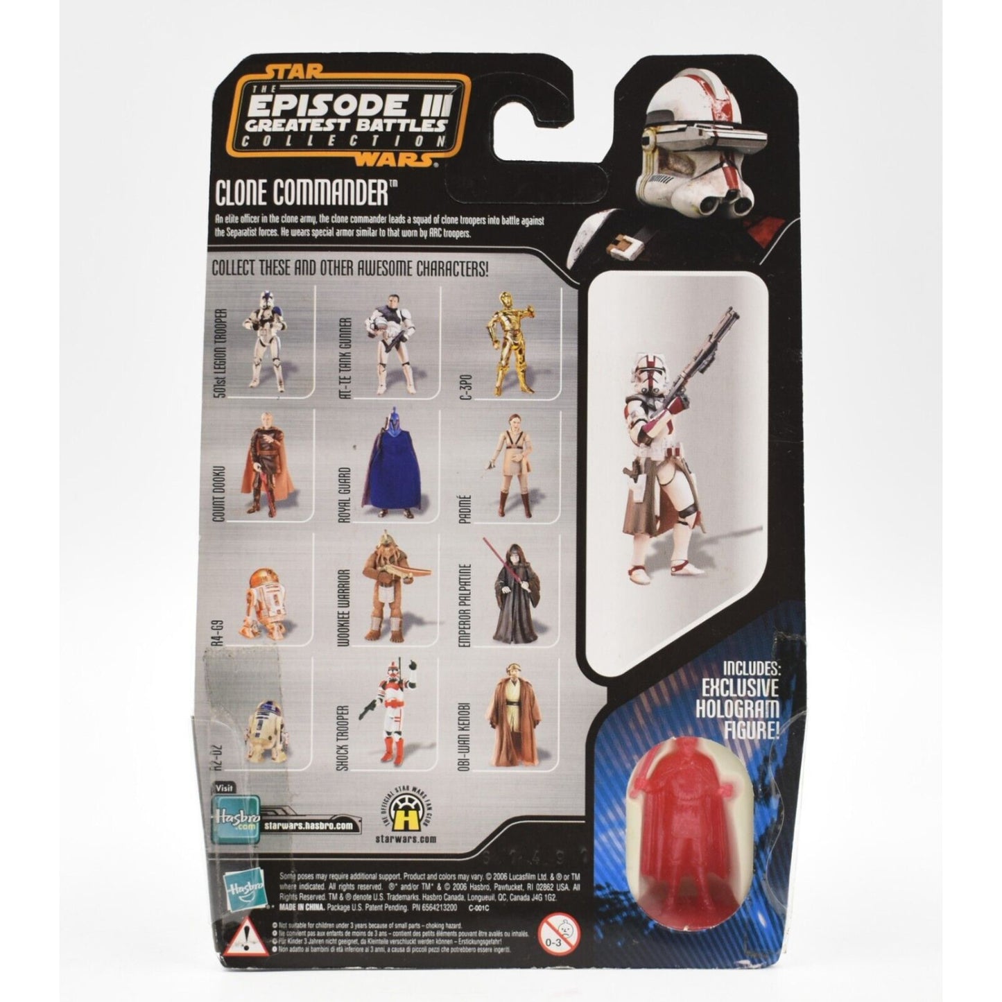 Star Wars The Saga Collection Greatest Battles - Clone Commander Action Figure - Toys & Games:Action Figures & Accessories:Action Figures