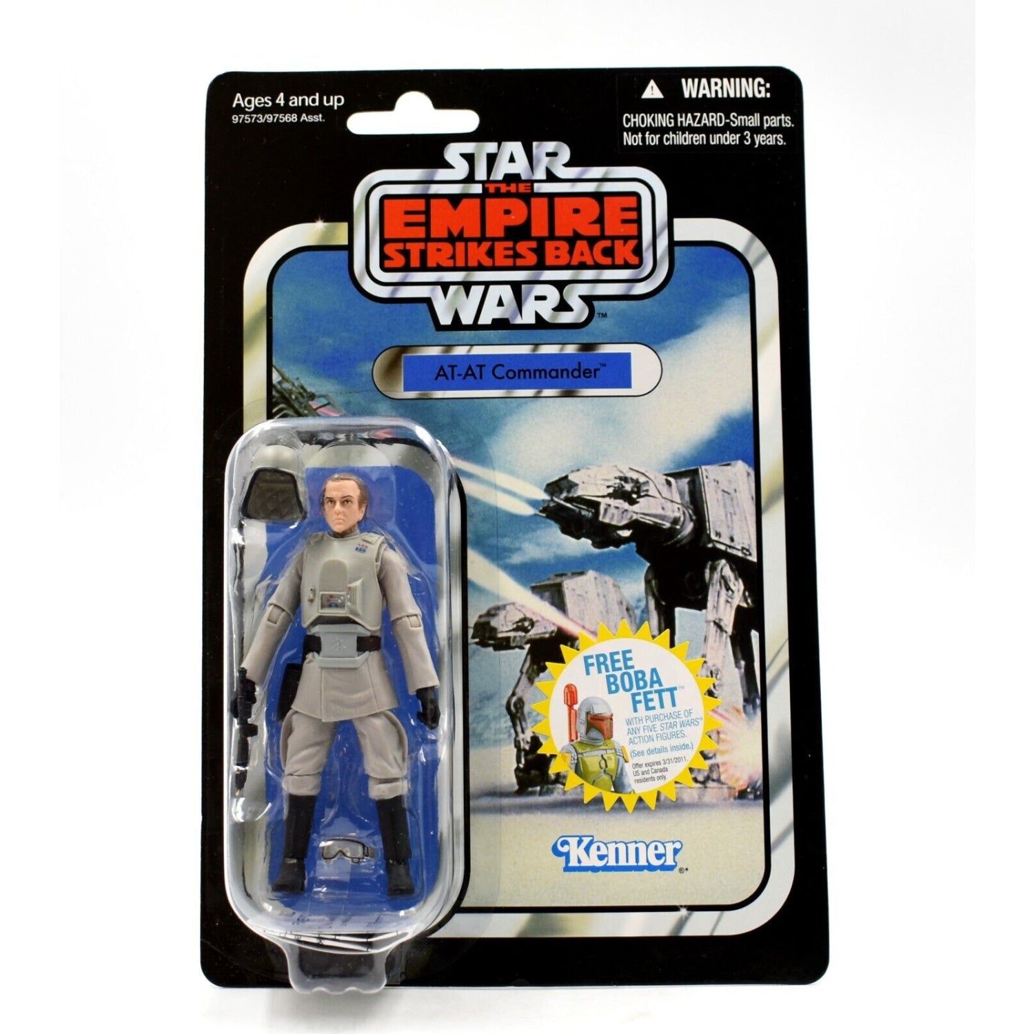 Star Wars The Vintage Collection - AT-AT Commander Action Figure VC05 2010 - Toys & Games:Action Figures & Accessories:Action Figures