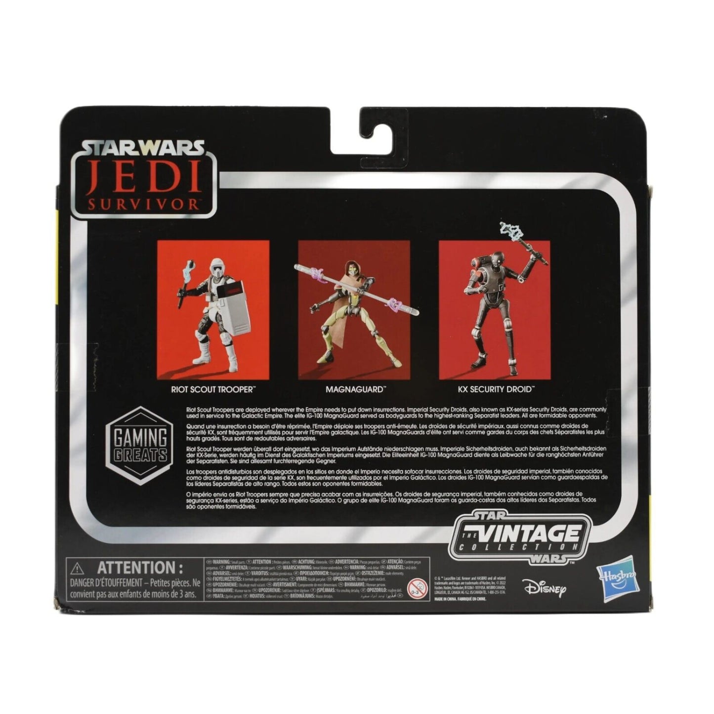 Star Wars The Vintage Collection Gaming Greats Jedi Survivor Special Figure Set - Toys & Games:Action Figures & Accessories:Action Figures