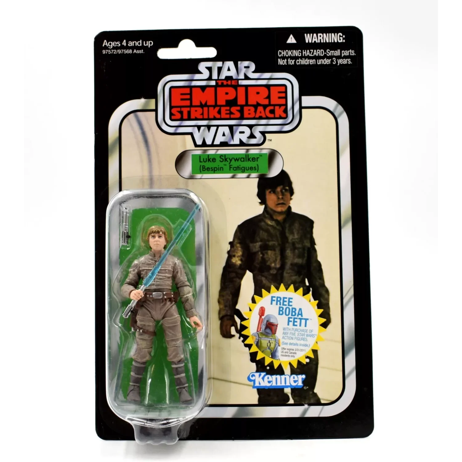 Star Wars The Vintage Collection - Luke Skywalker (Bespin Fatigues) VC04 - Toys & Games:Action Figures & Accessories:Action Figures