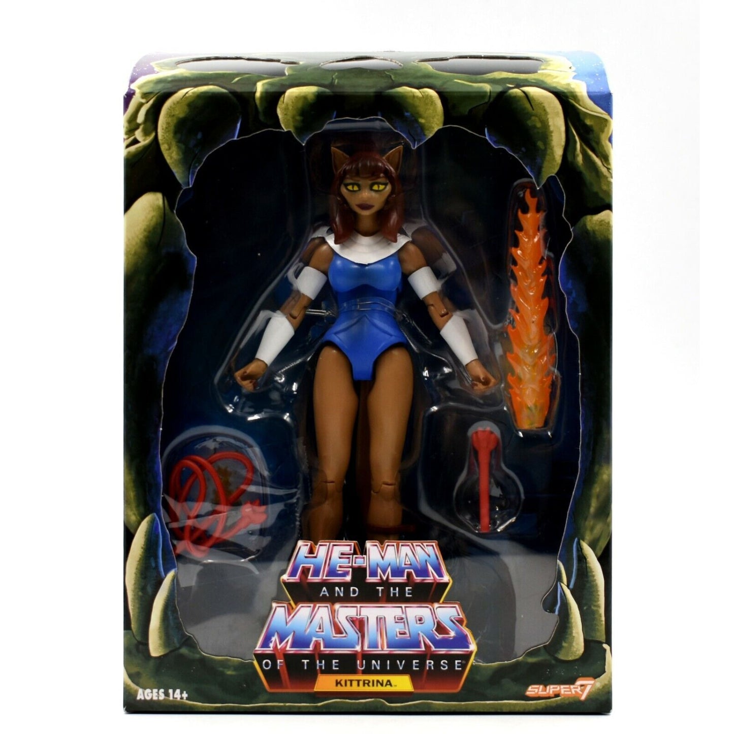 Super7 - Masters of the Universe Club Grayskull Wave 4 - Kittrina Action Figure - Toys & Games:Action Figures & Accessories:Action Figures