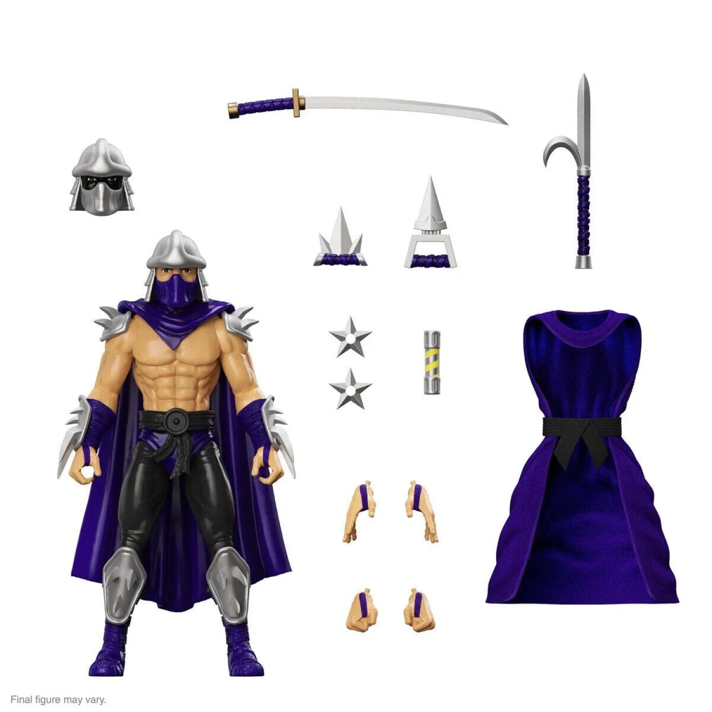 Super7 Teenage Mutant Ninja Turtles Ultimates - Shredder Ver. 2 Action Figure - Toys & Games:Action Figures & Accessories:Action Figures