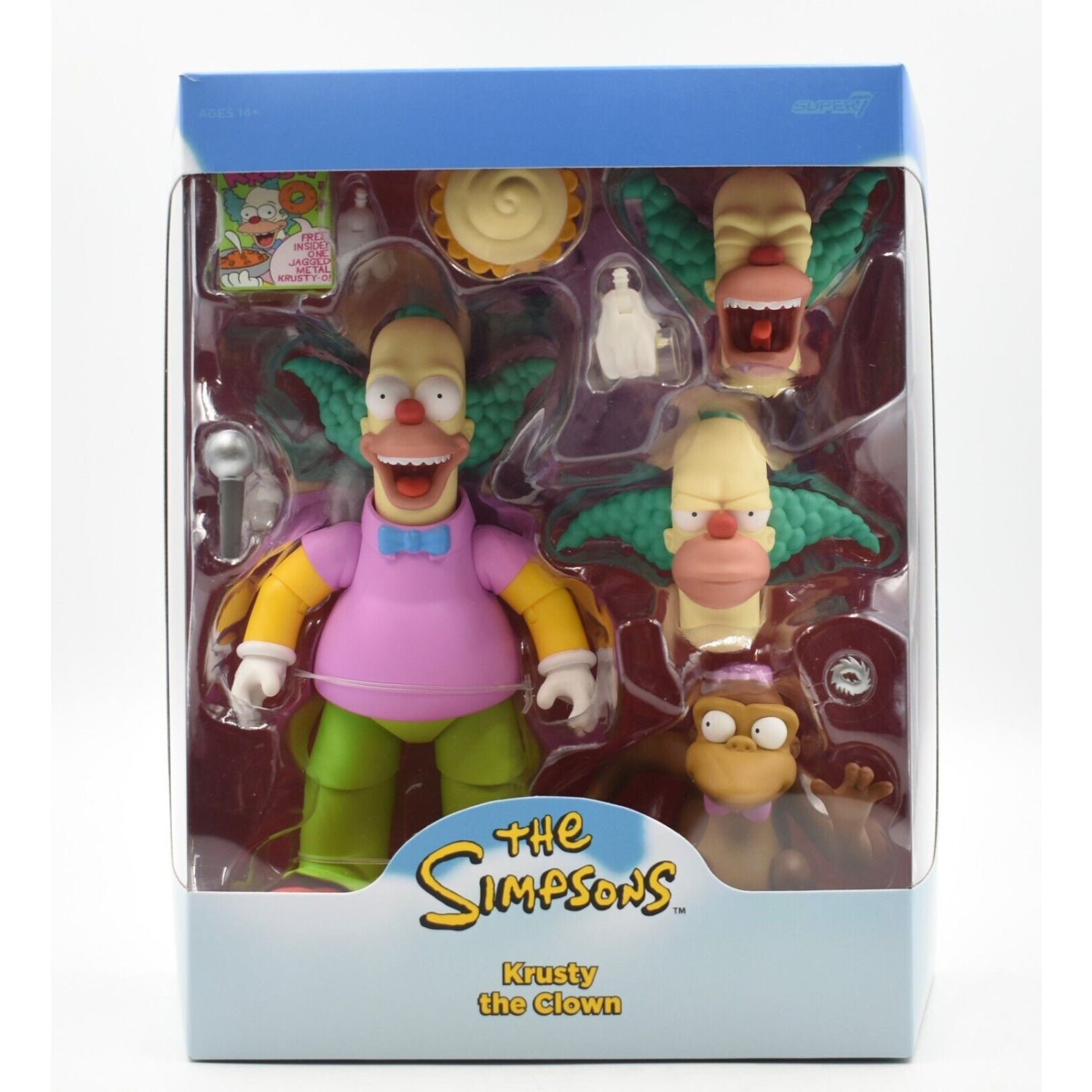 Super7 - The Simpsons Ultimates - Krusty The Clown Action Figure