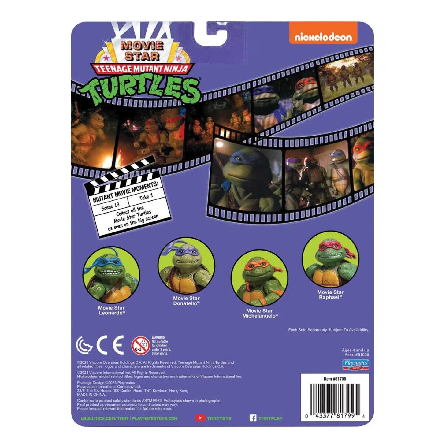 Teenage Mutant Ninja Turtles Classic - Movie Star Leo Action Figure - Toys & Games:Action Figures & Accessories:Action Figures