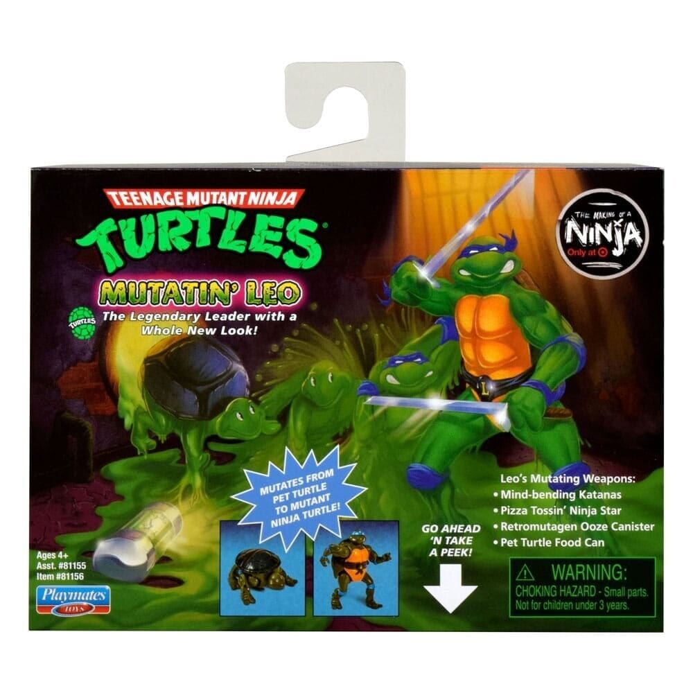 Teenage Mutant Ninja Turtles Classic - Mutatin’ Leo Action Figure Toys & Games:Action Figures Accessories:Action