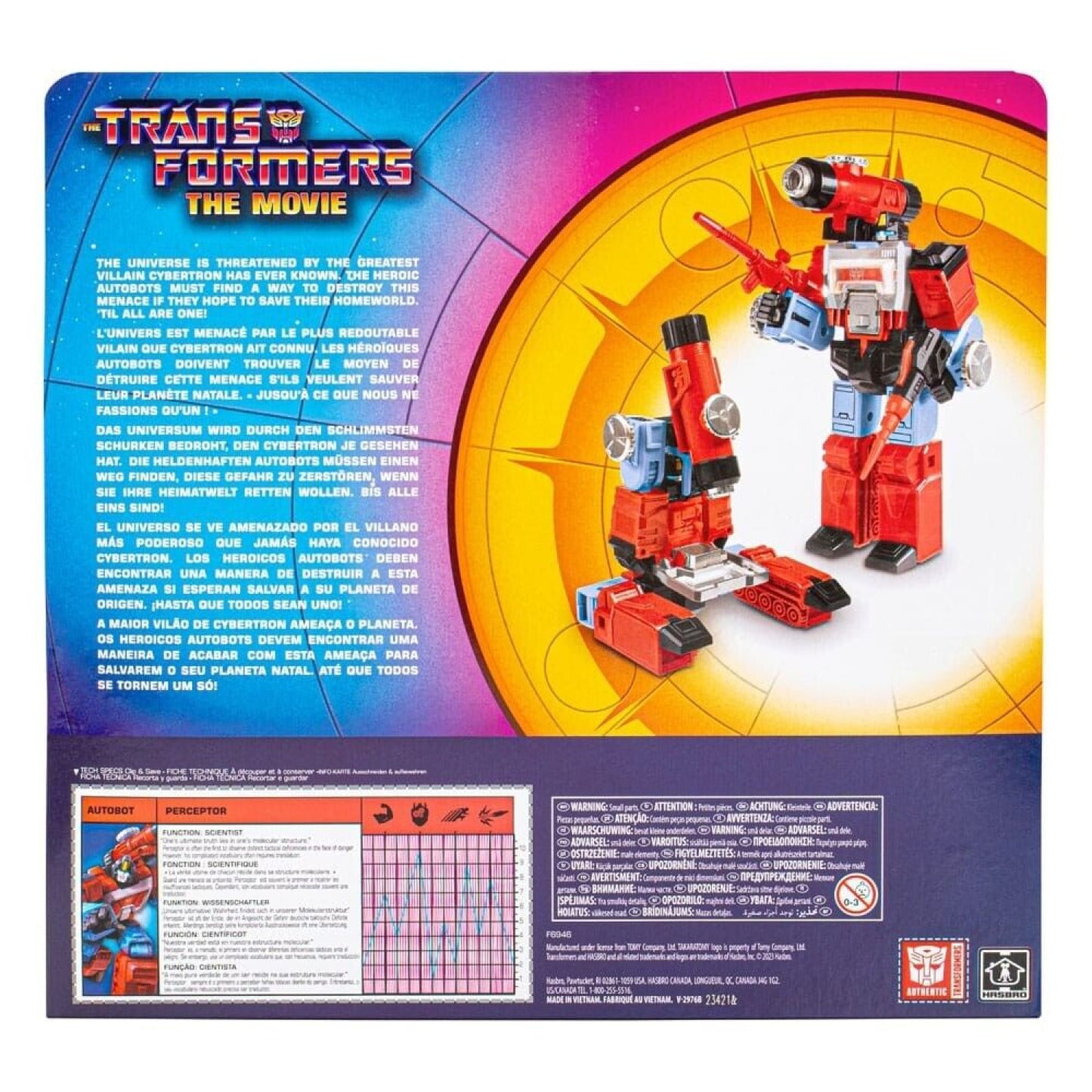 The Transformers The Movie - Perceptor Retro Action Figure - Toys & Games:Action Figures & Accessories:Action Figures