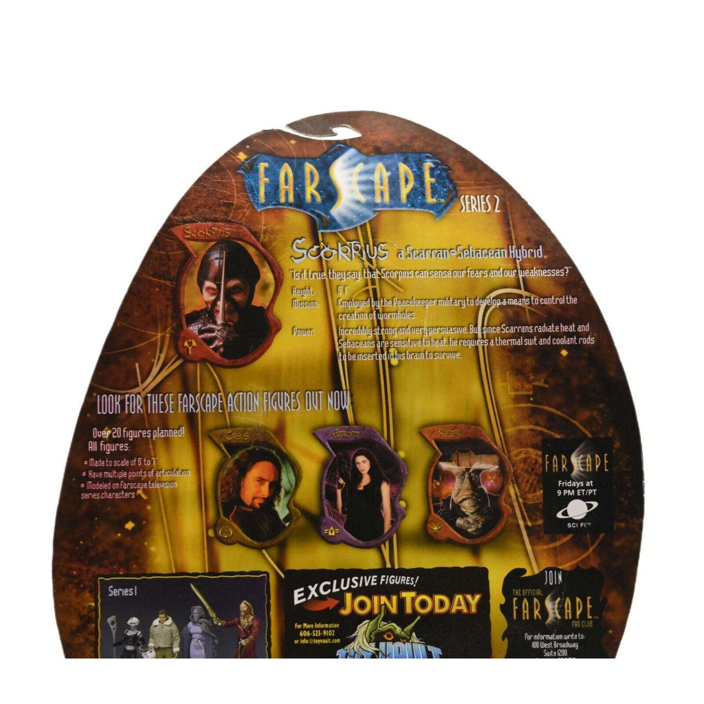 Toy Vault - FarScape Series 2 - Scorpius Special Edition Action Figure - Toys & Games:Action Figures & Accessories:Action Figures