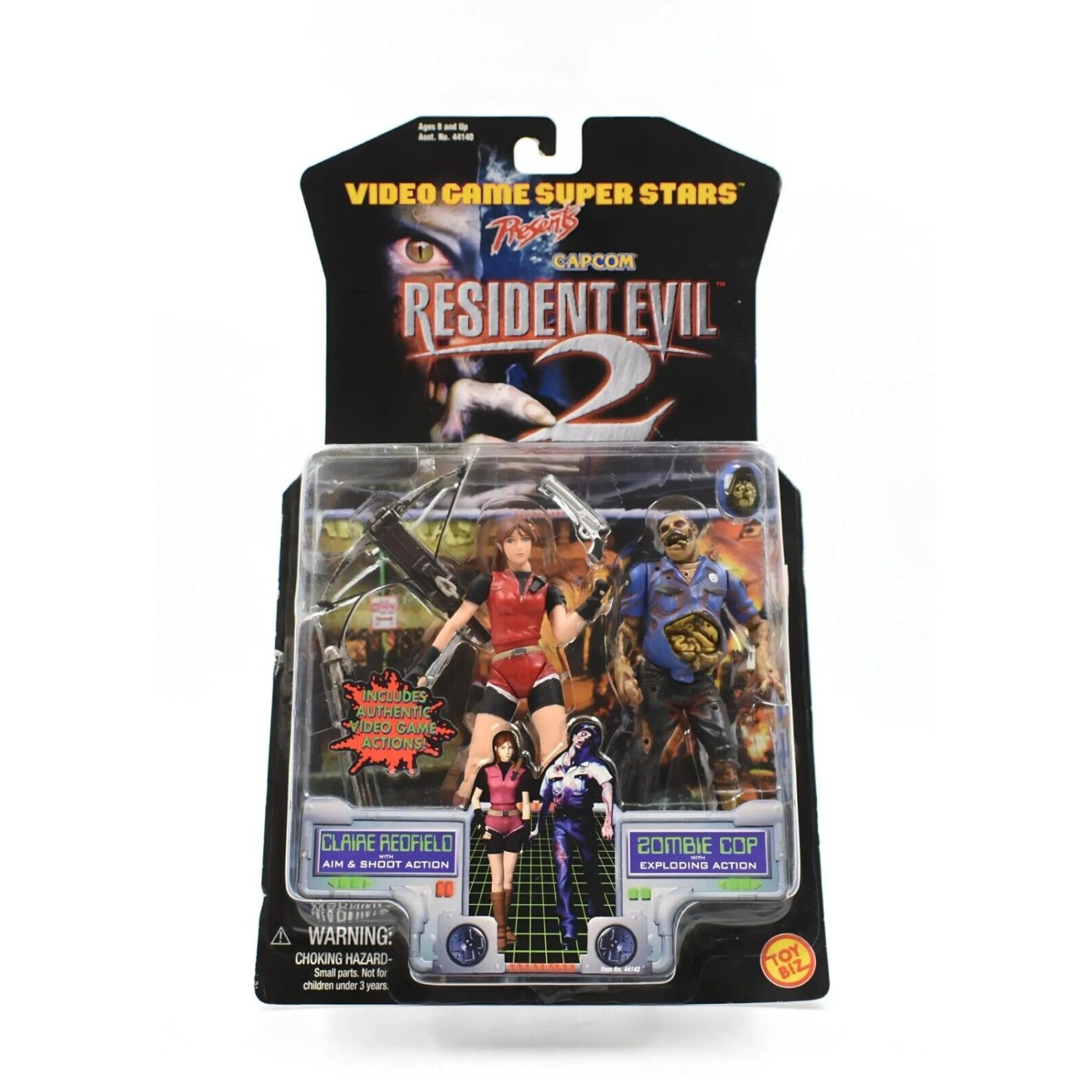 ToyBiz - Capcom Resident Evil 2 - Claire Redfield & Zombie Cop