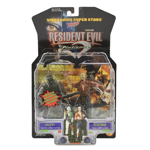 ToyBiz - Capcom Resident Evil 2 - Hunk & Zombie Action Figure 2-Pack
