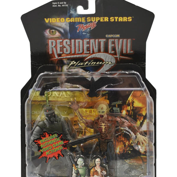 ToyBiz - Capcom Resident Evil 2 - Hunk & Zombie Action Figure 2-Pack