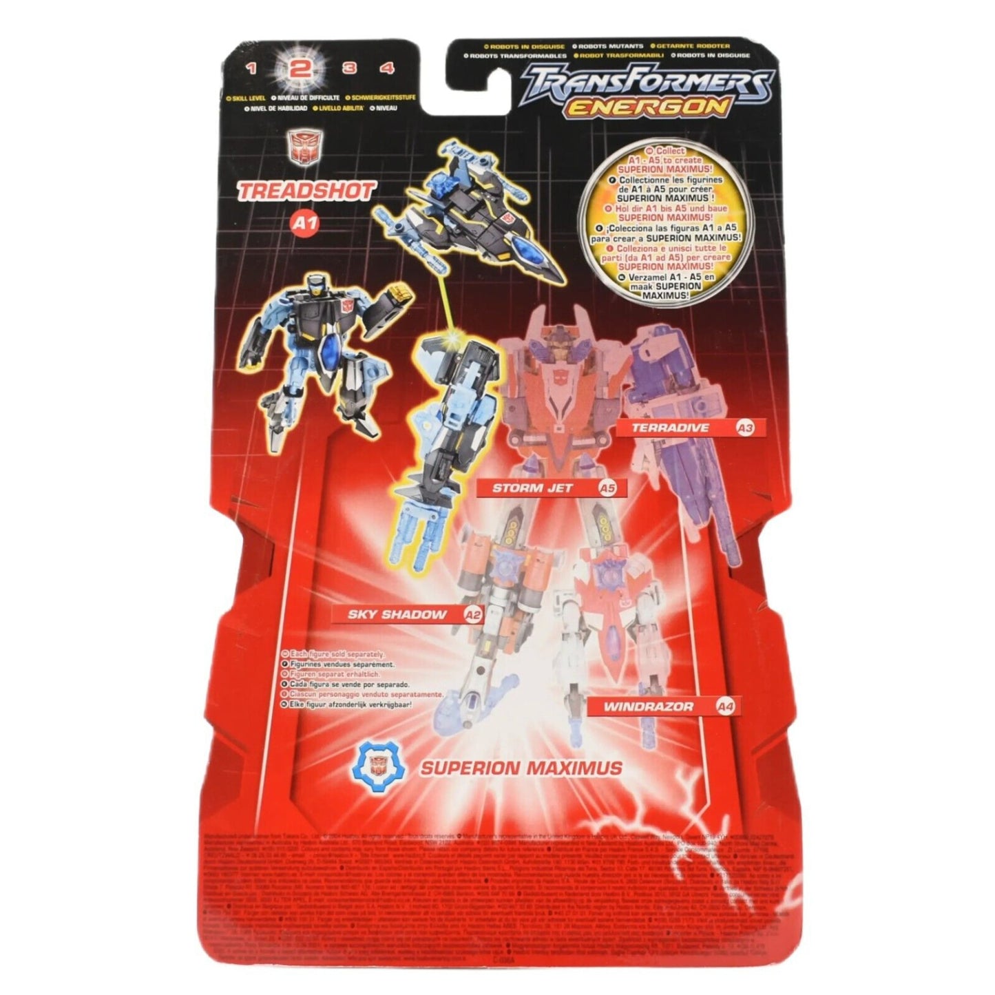 Transformers Energon Robots in Disguise Powerlinx - Treadshot Action Figure - Toys & Games:Action Figures & Accessories:Action Figures
