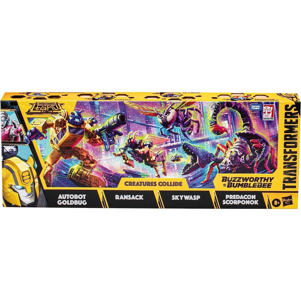 Transformers Generations Legacy - Creatures Collide Action Figure 4-Pack - Toys & Games:Action Figures & Accessories:Action Figures
