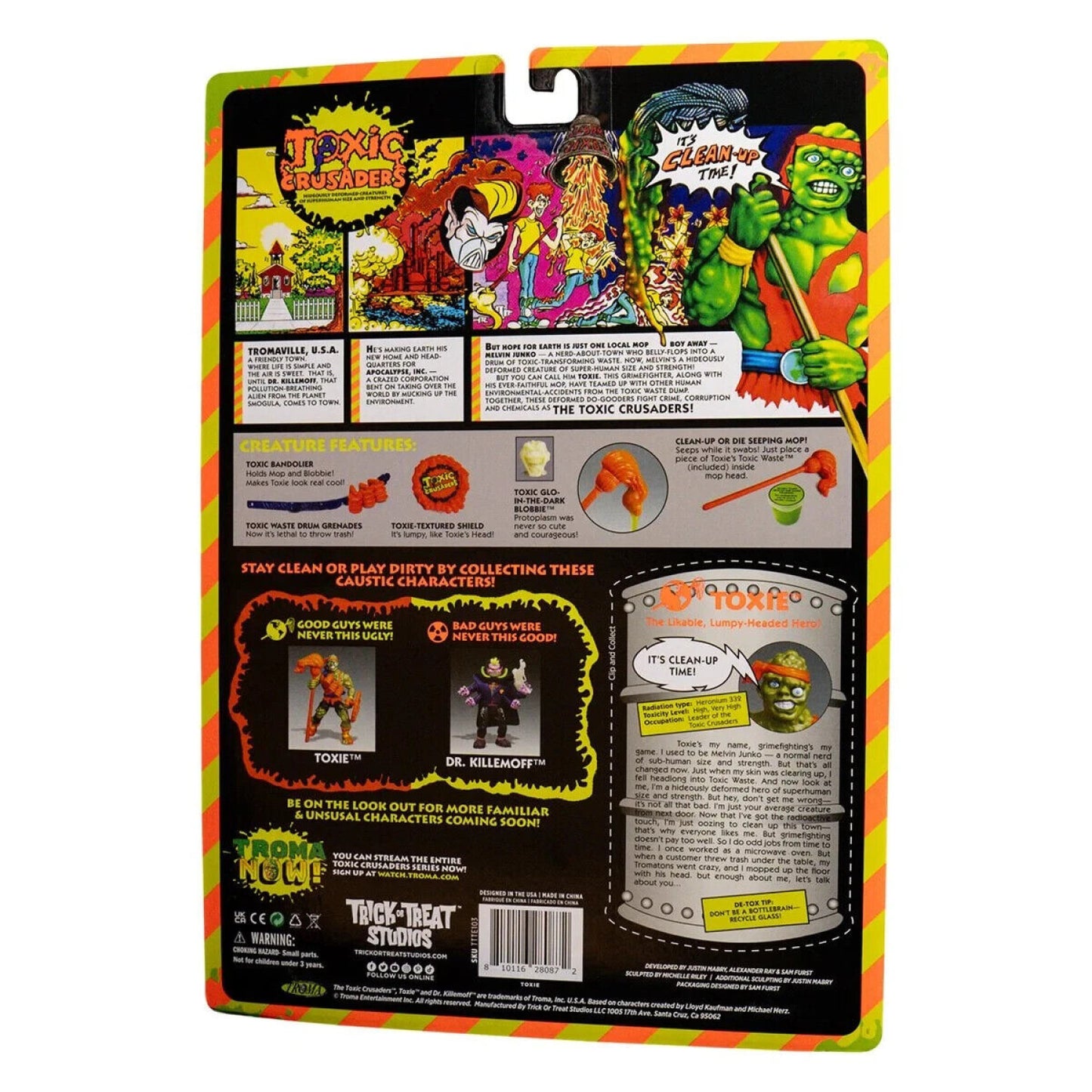 Trick or Treat Studios - Toxic Crusader - Toxie Action Figure - Toys & Games:Action Figures & Accessories:Action Figures