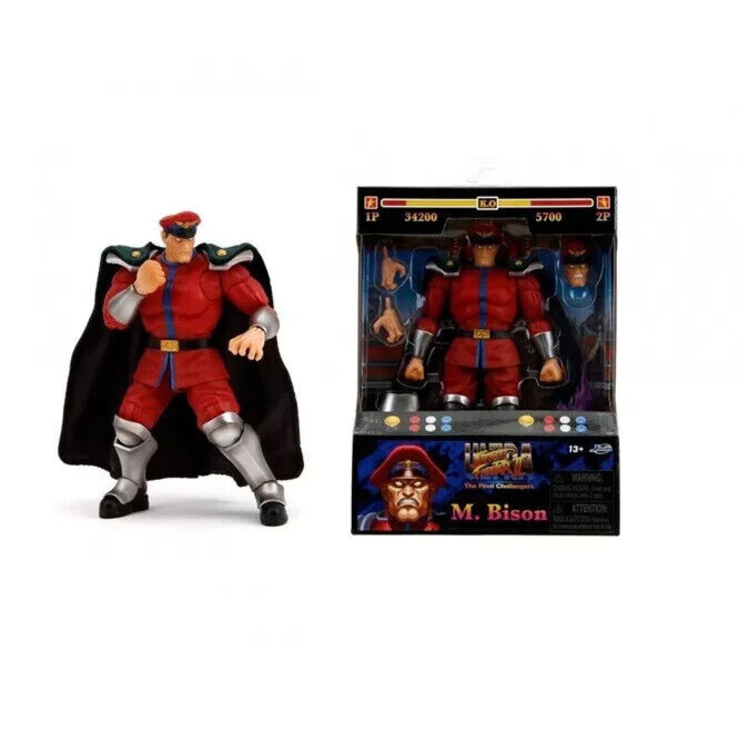 Jada Toys - Ultra Street Fighter II - M. Bison Action Figure - COMING SOON - Toys & Games:Action Figures & Accessories:Action Figures