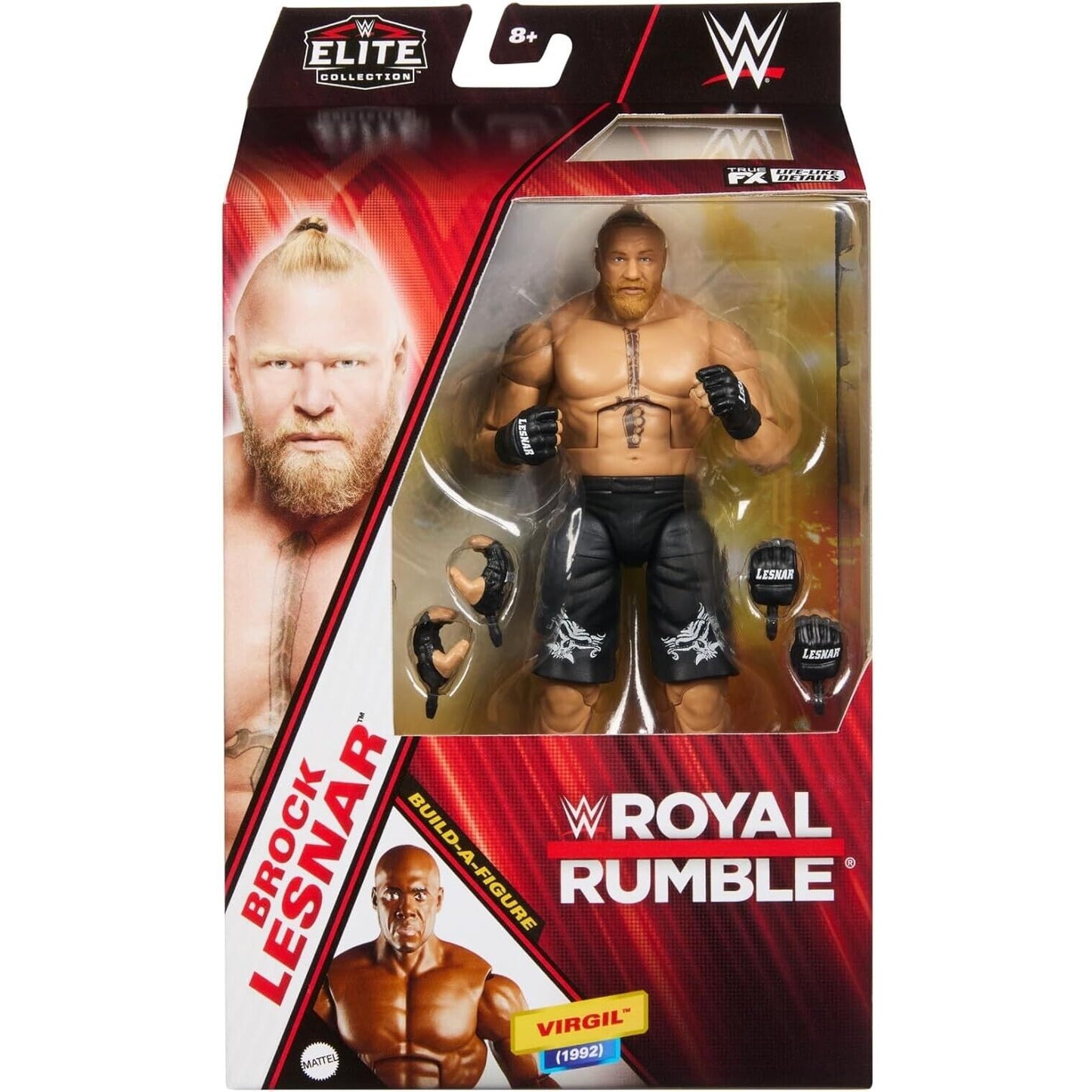 WWE Elite Collection Royal Rumble Series - Brock Lesnar Action Figure - Toys & Games:Action Figures & Accessories:Action Figures