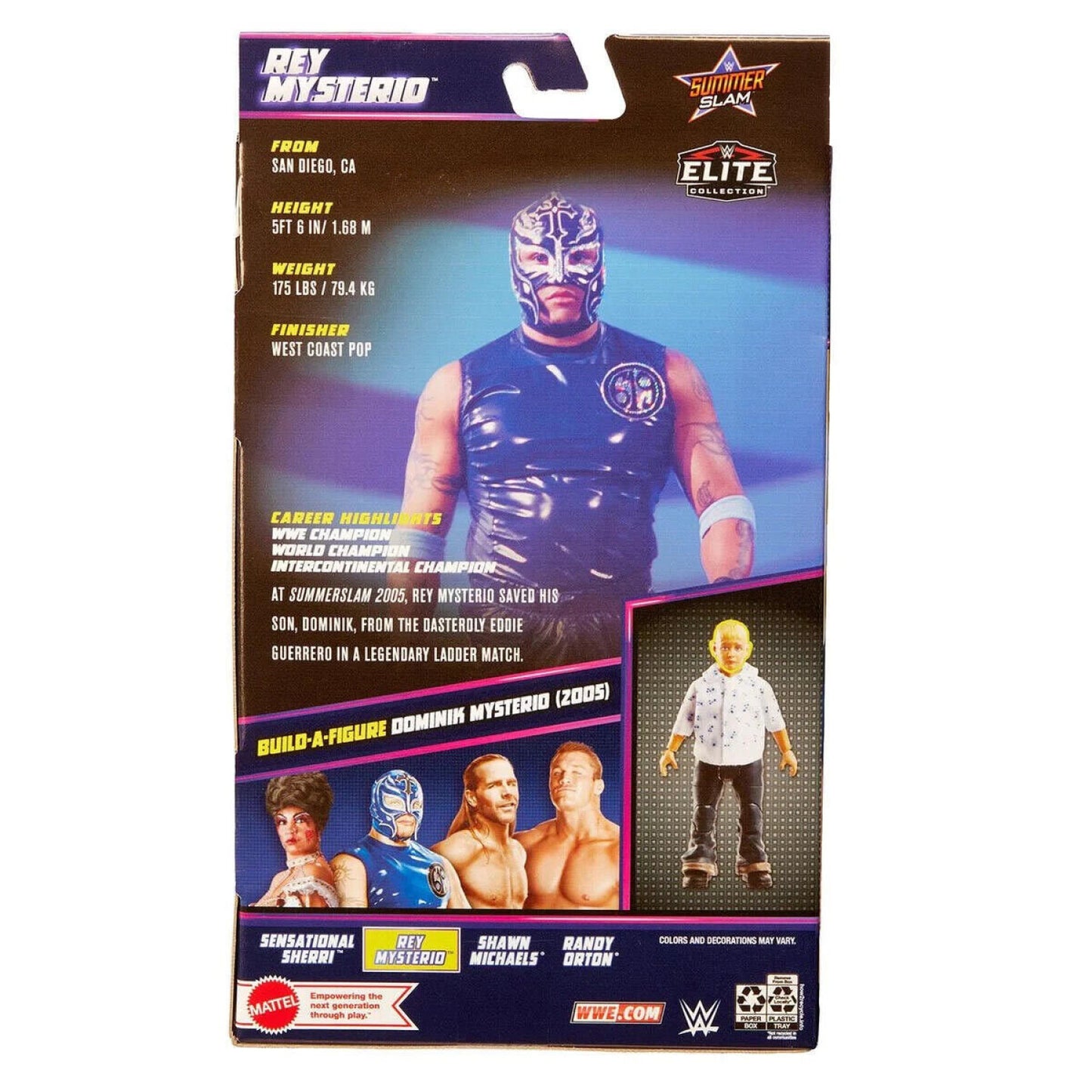 WWE Elite Collection SummerSlam 2002 - Rey Mysterio Action Figure - COMING SOON - Toys & Games:Action Figures & Accessories:Action Figures