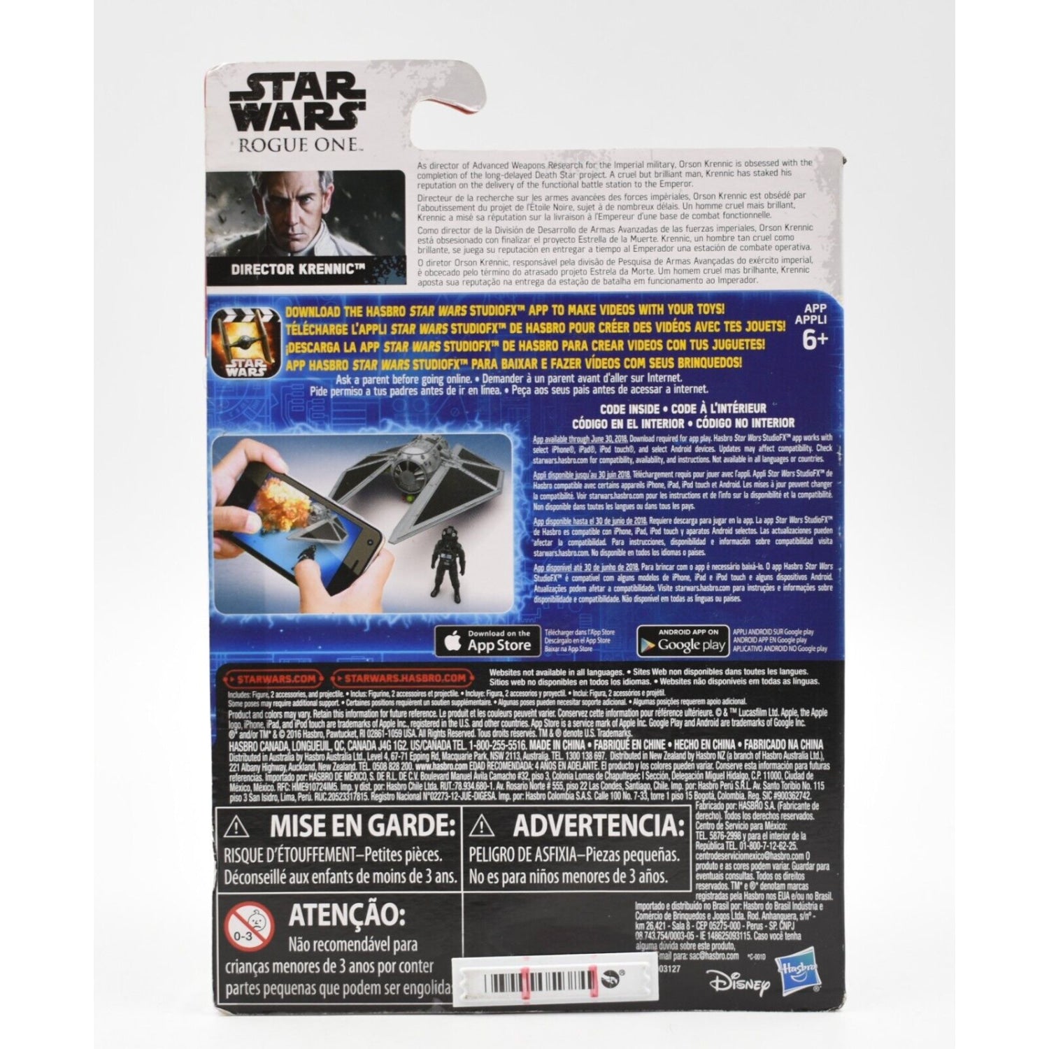 A Star Wars Story Rogue One - Director Orson Krennic Action Figure - Toys & Games:Action Figures & Accessories:Action Figures