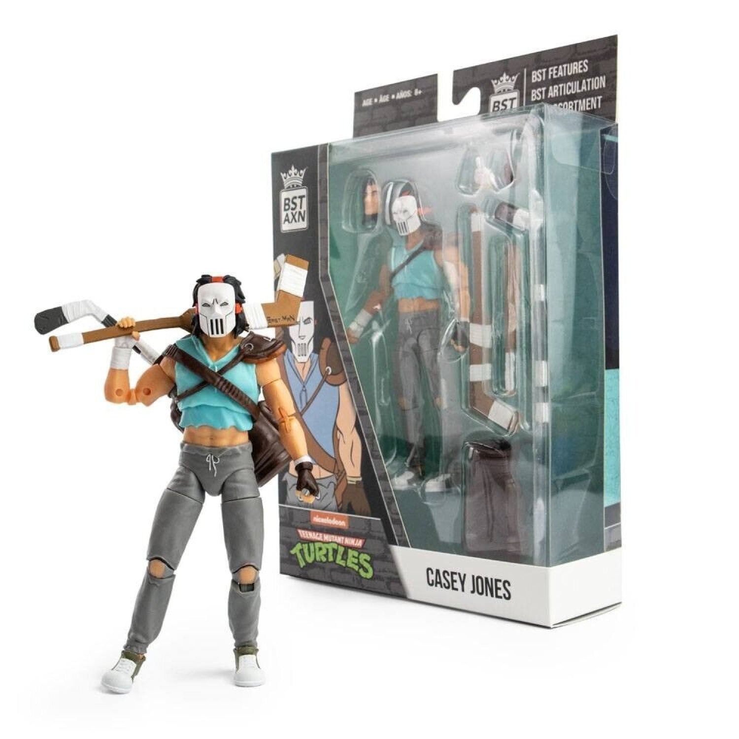BST AXN - Teenage Mutant Ninja Turtles - Casey Jones Action Figure - Toys & Games:Action Figures & Accessories:Action Figures