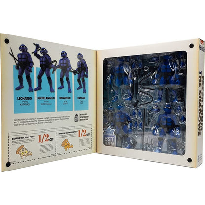 BST AXN Teenage Mutant Ninja Turtles - Midnight Turtles Action Figure 4-Pack - Toys & Games:Action Figures & Accessories:Action Figures