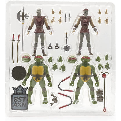 Teenage Mutant Ninja Turtles Mirage Comics Foot Soldiers & Turtles Figure 4-Pack - Toys & Games:Action Figures & Accessories:Action Figures