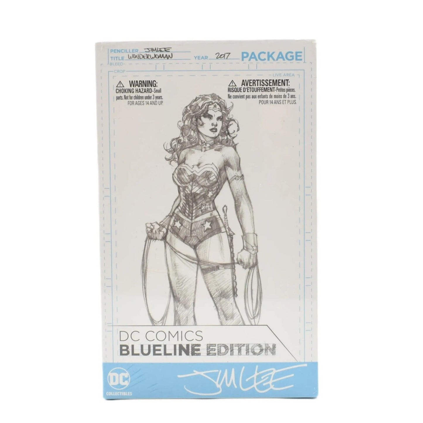 DC Comics Blueline Edition Jim Lee - Wonder Woman Action Figure - Toys & Games:Action Figures & Accessories:Action Figures